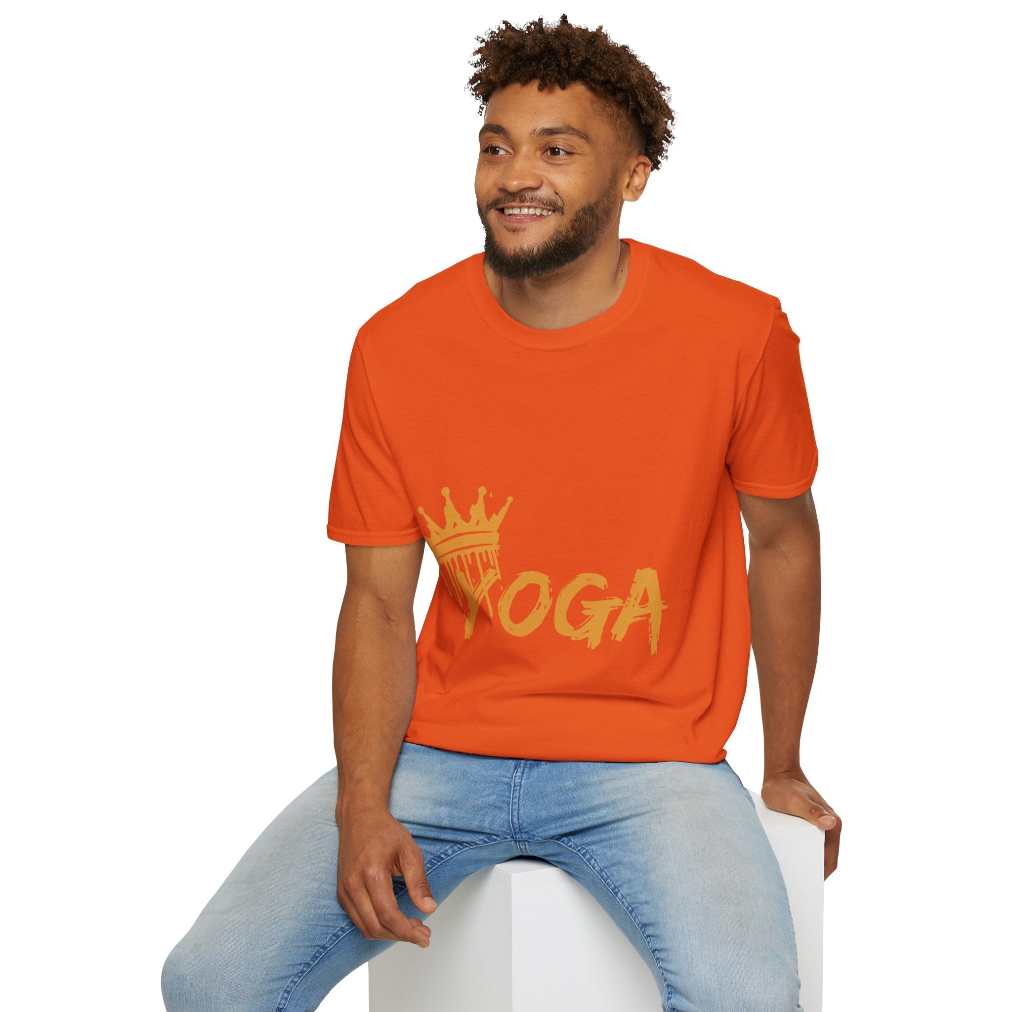 Crown Yoga - Unisex Softstyle T-Shirt by Yogini Italy