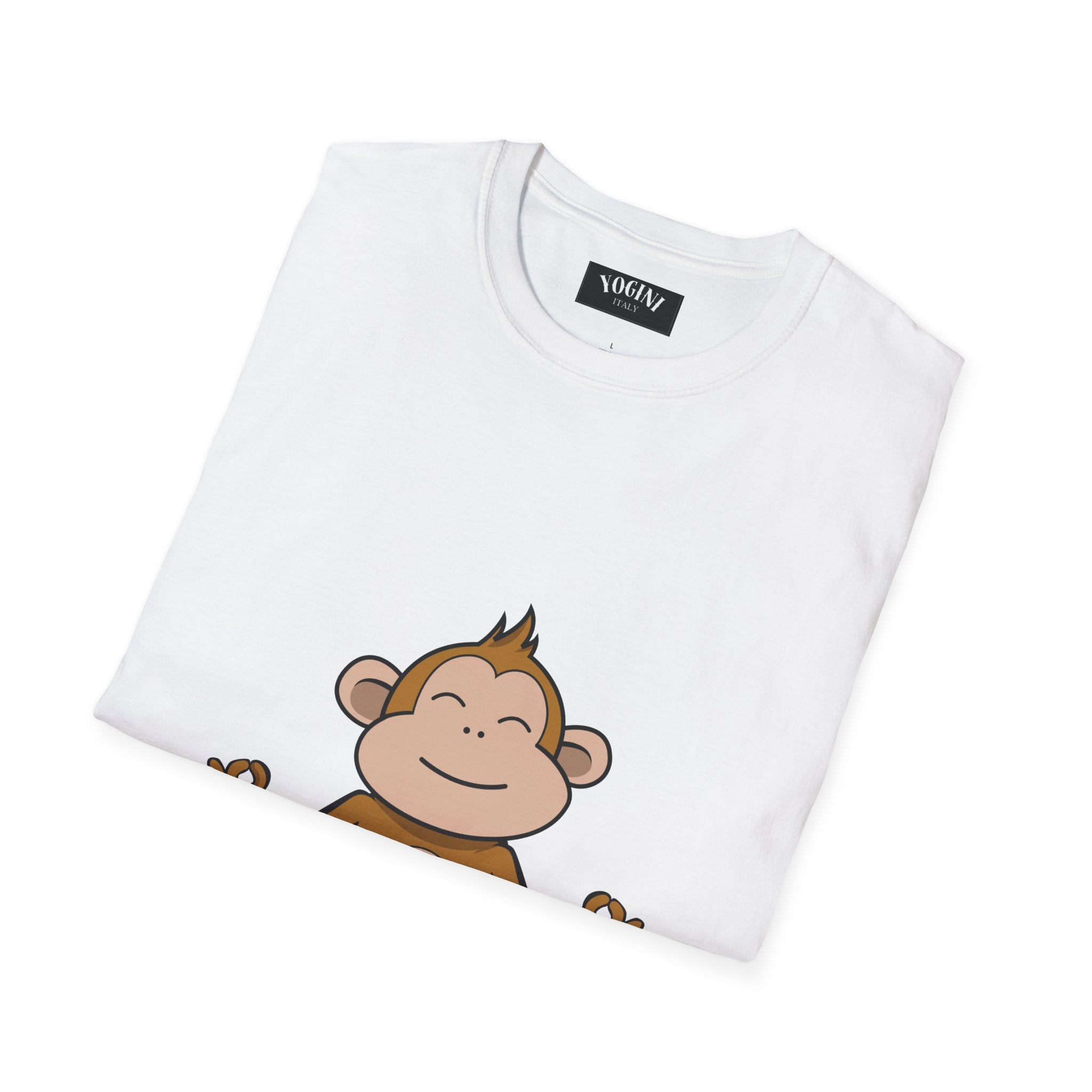 Monkey Yoga - Unisex Softstyle T-Shirt by Yogini Italy