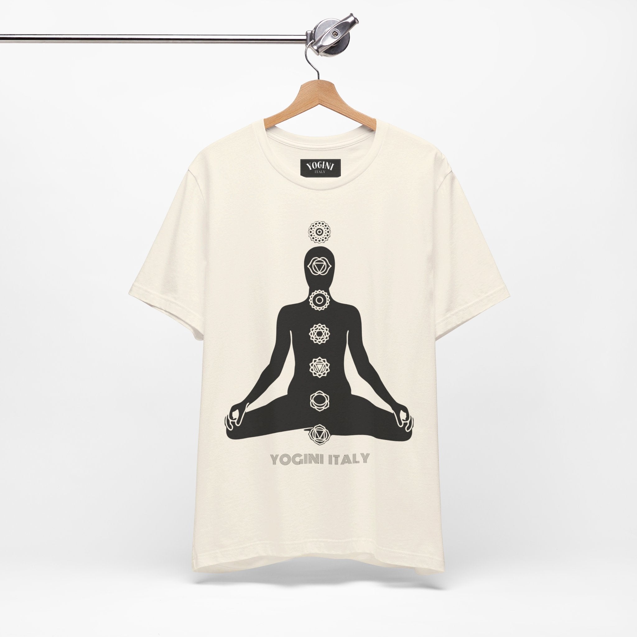 Active Chakra Yoga - Unisex Jersey Short Sleeve Tee by Yogini Italy