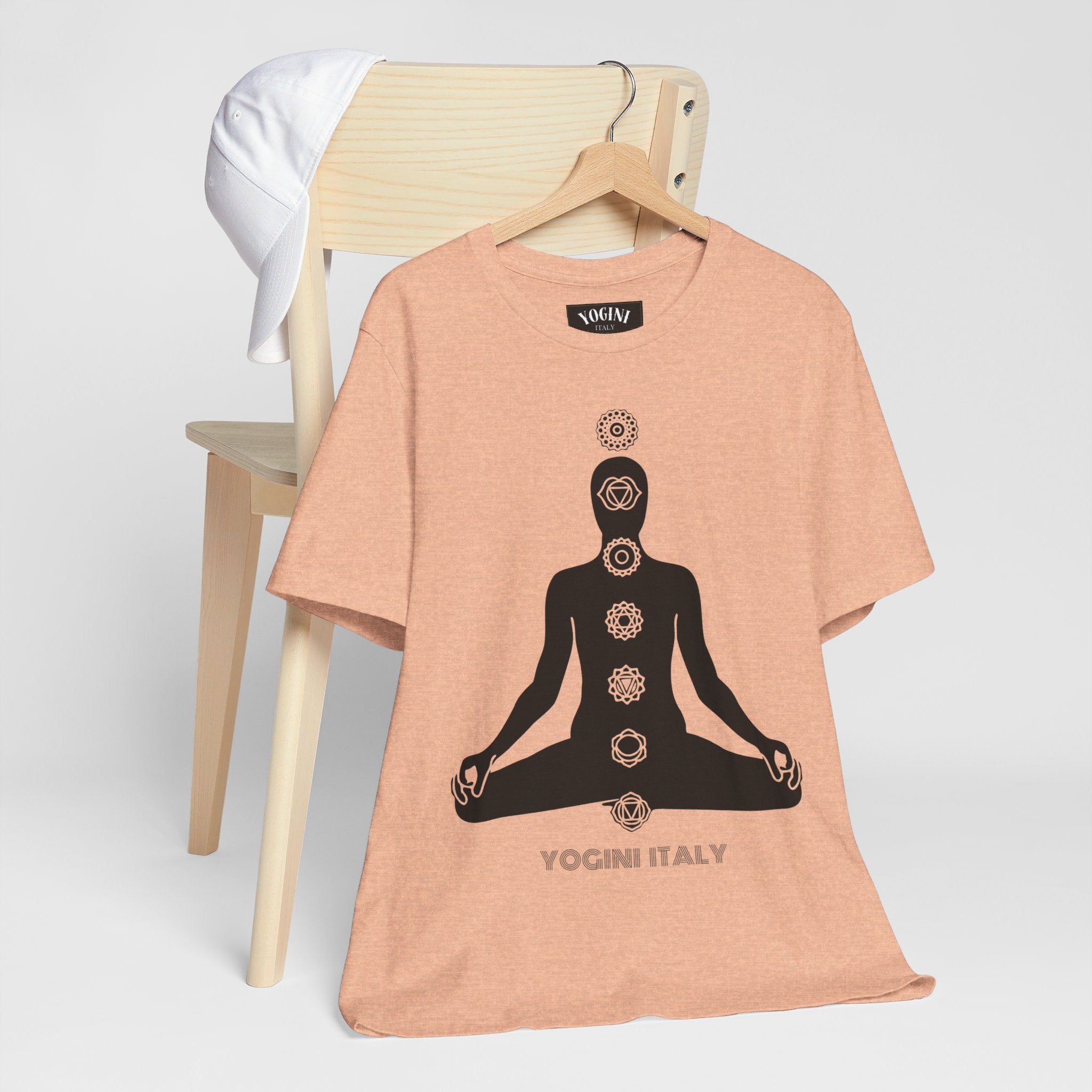 Active Chakra Yoga - Unisex Jersey Short Sleeve Tee by Yogini Italy