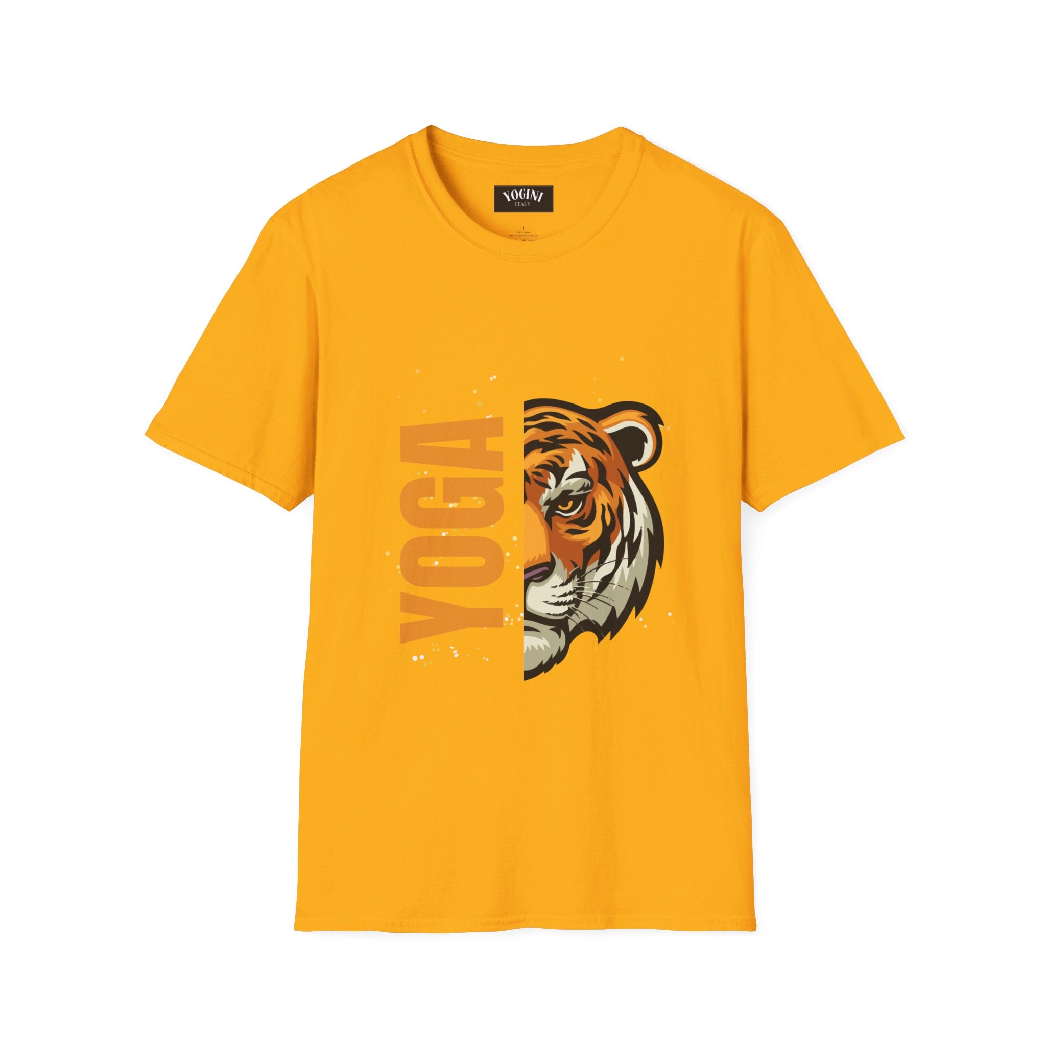 Active Tiger Yoga - Unisex Softstyle T-Shirt by Yogini Italy