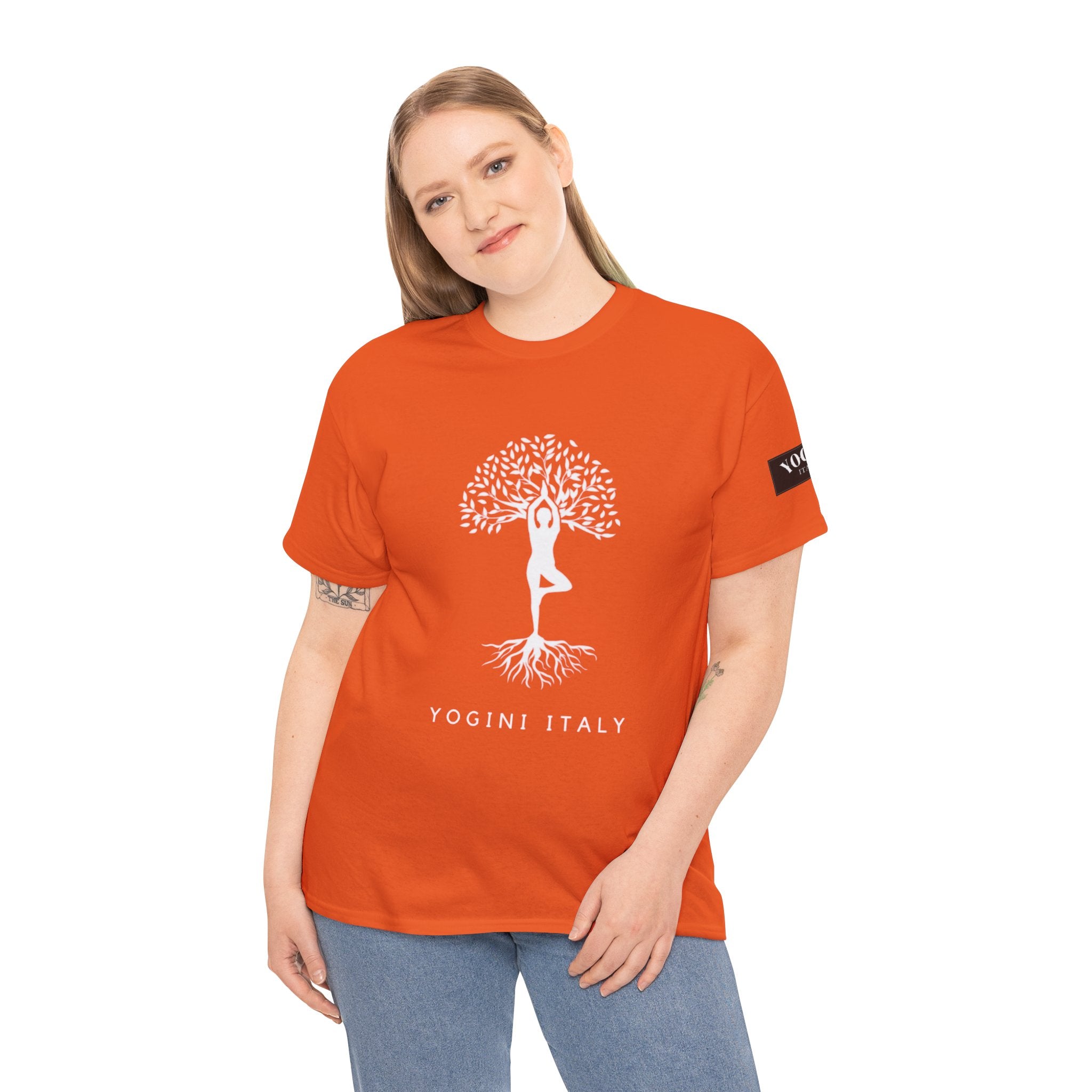 Awesome Yoga Unisex Heavy Cotton Tee by Yogini Italy