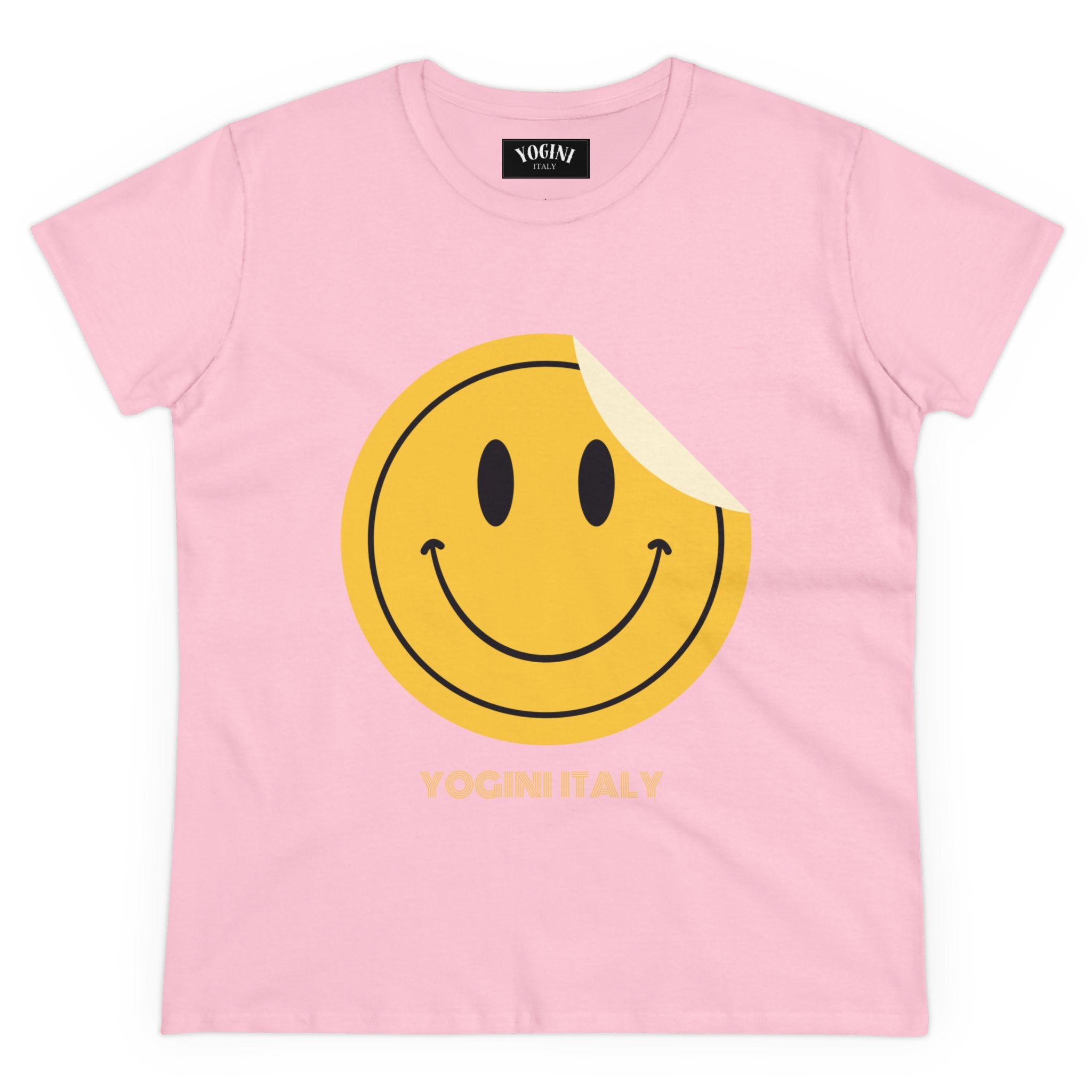 Smile - Women's Midweight Cotton Tee by Yogini Italy