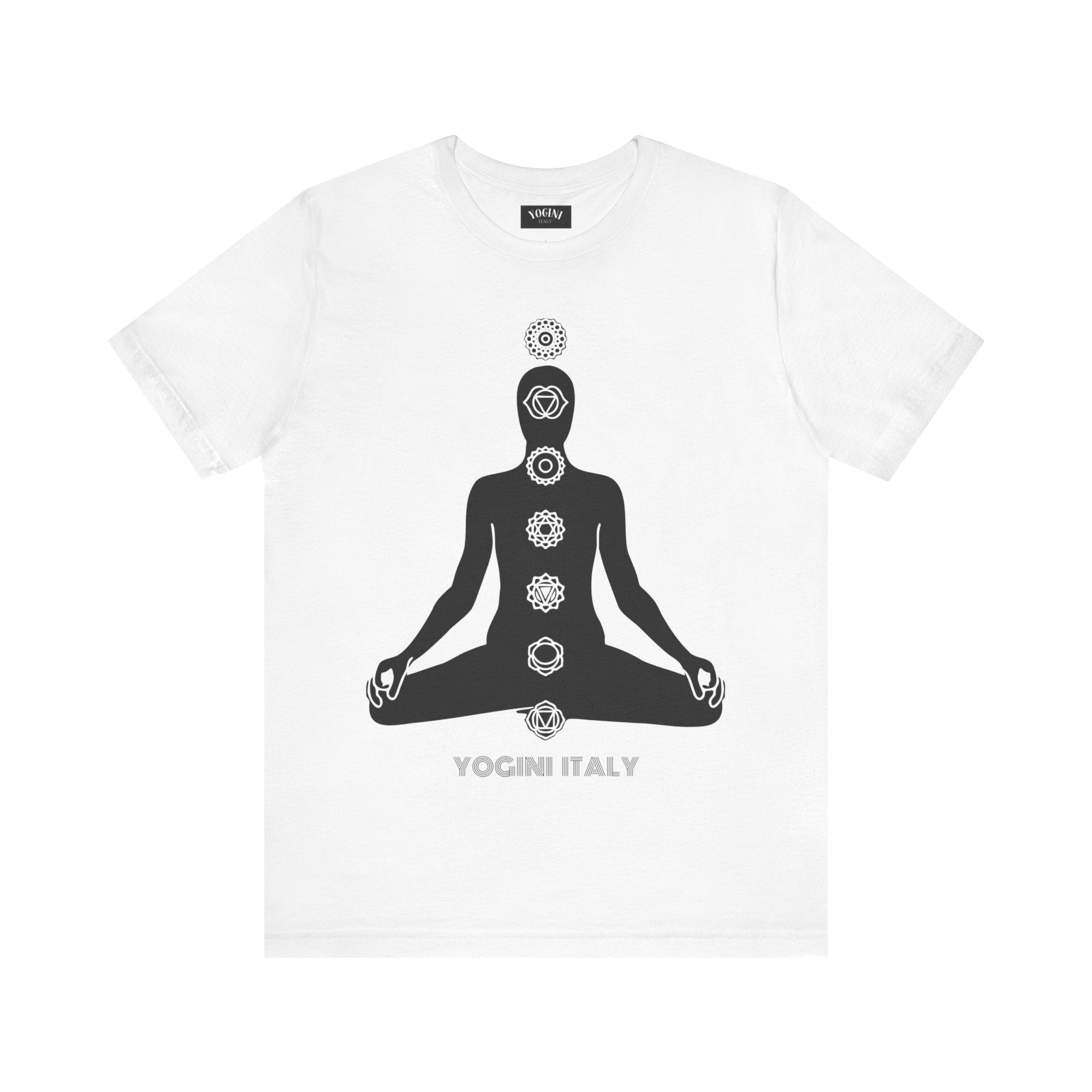 Active Chakra Yoga - Unisex Jersey Short Sleeve Tee by Yogini Italy