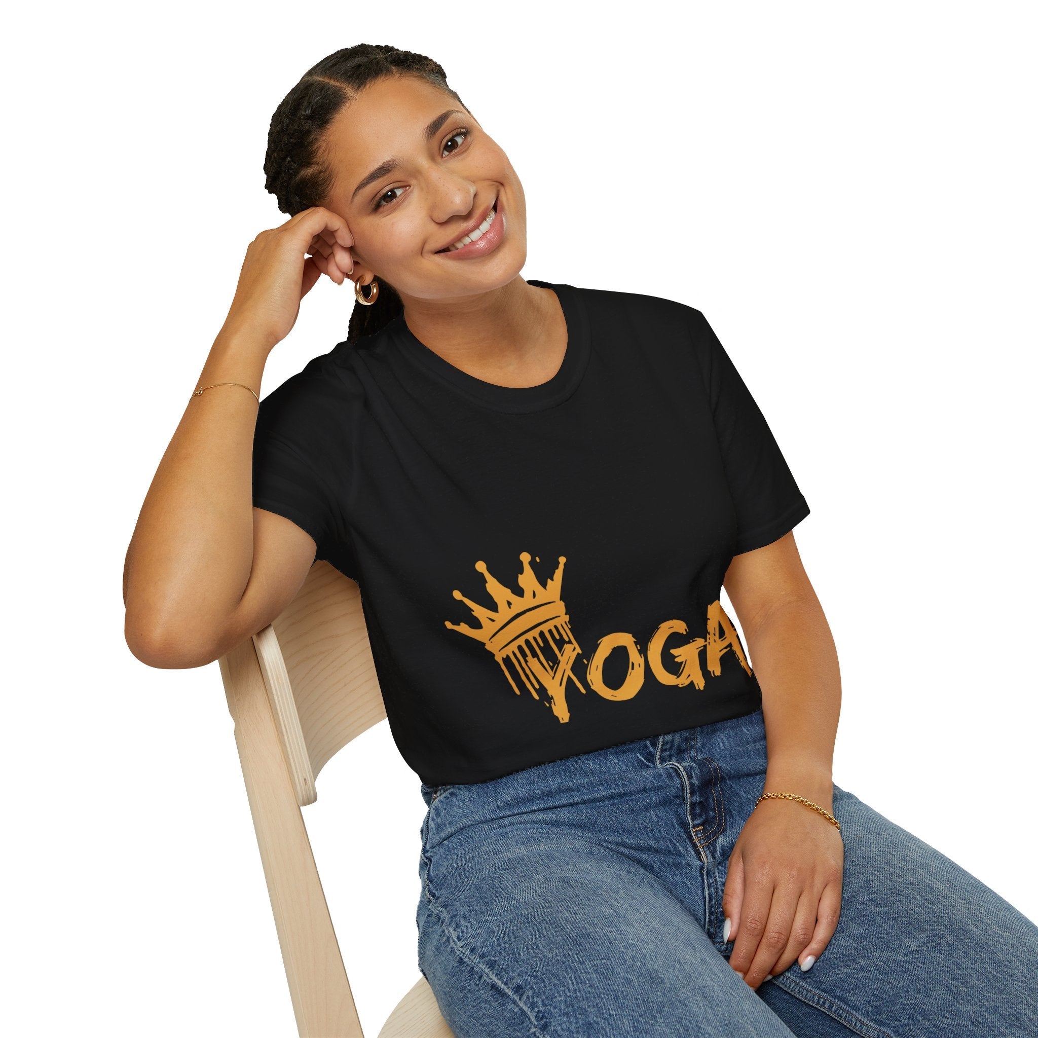 Crown Yoga - Unisex Softstyle T-Shirt by Yogini Italy