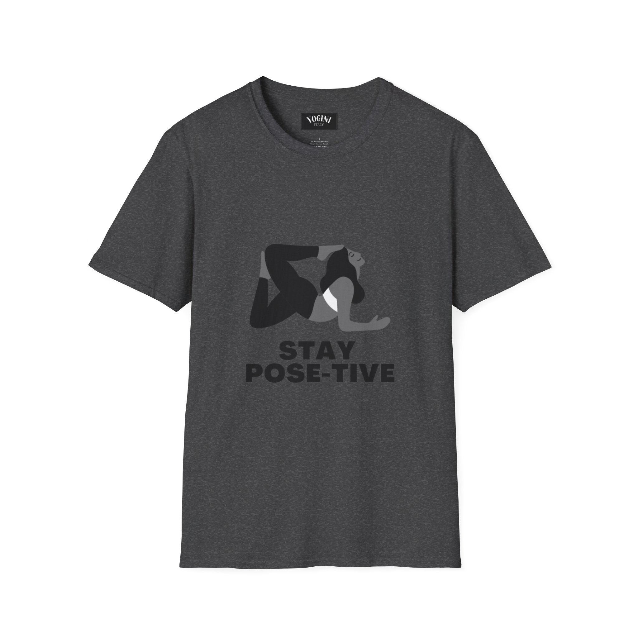 STAY POSE-TIVE - Unisex Softstyle T-Shirt by Yogini Italy