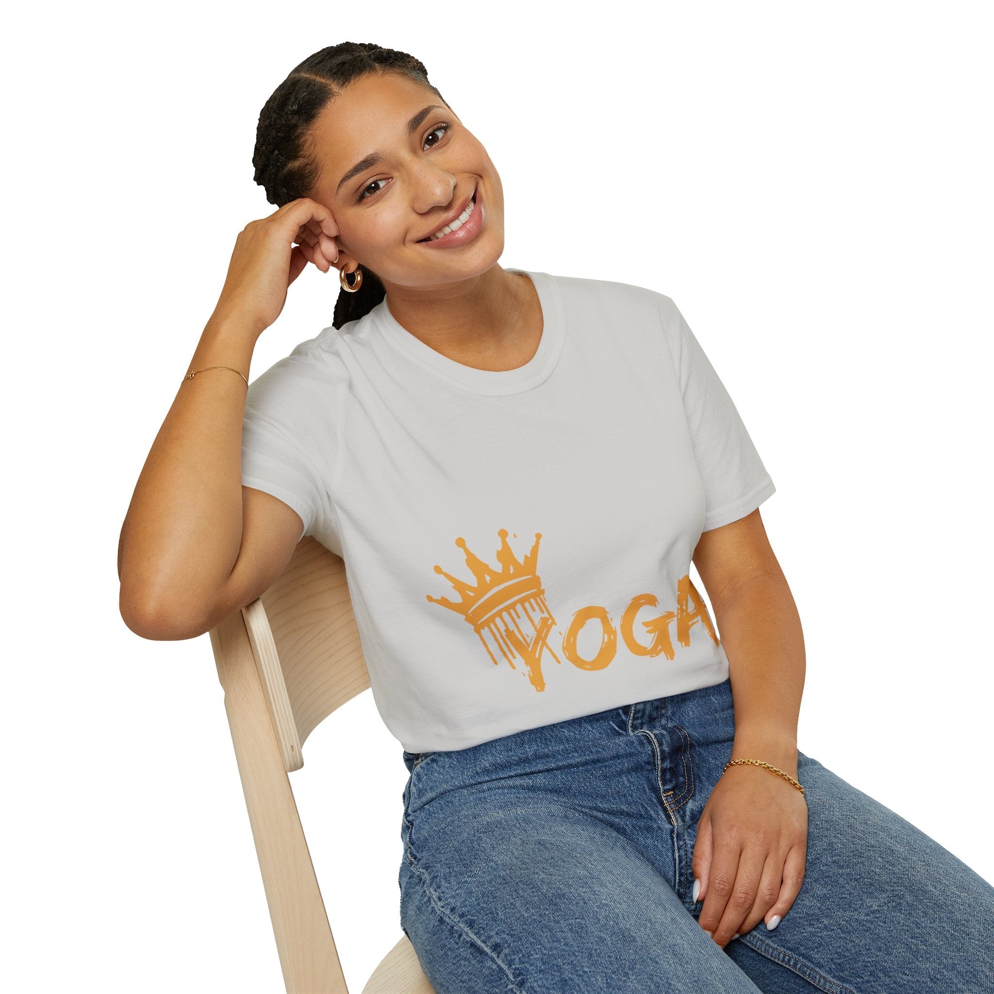 Crown Yoga - Unisex Softstyle T-Shirt by Yogini Italy