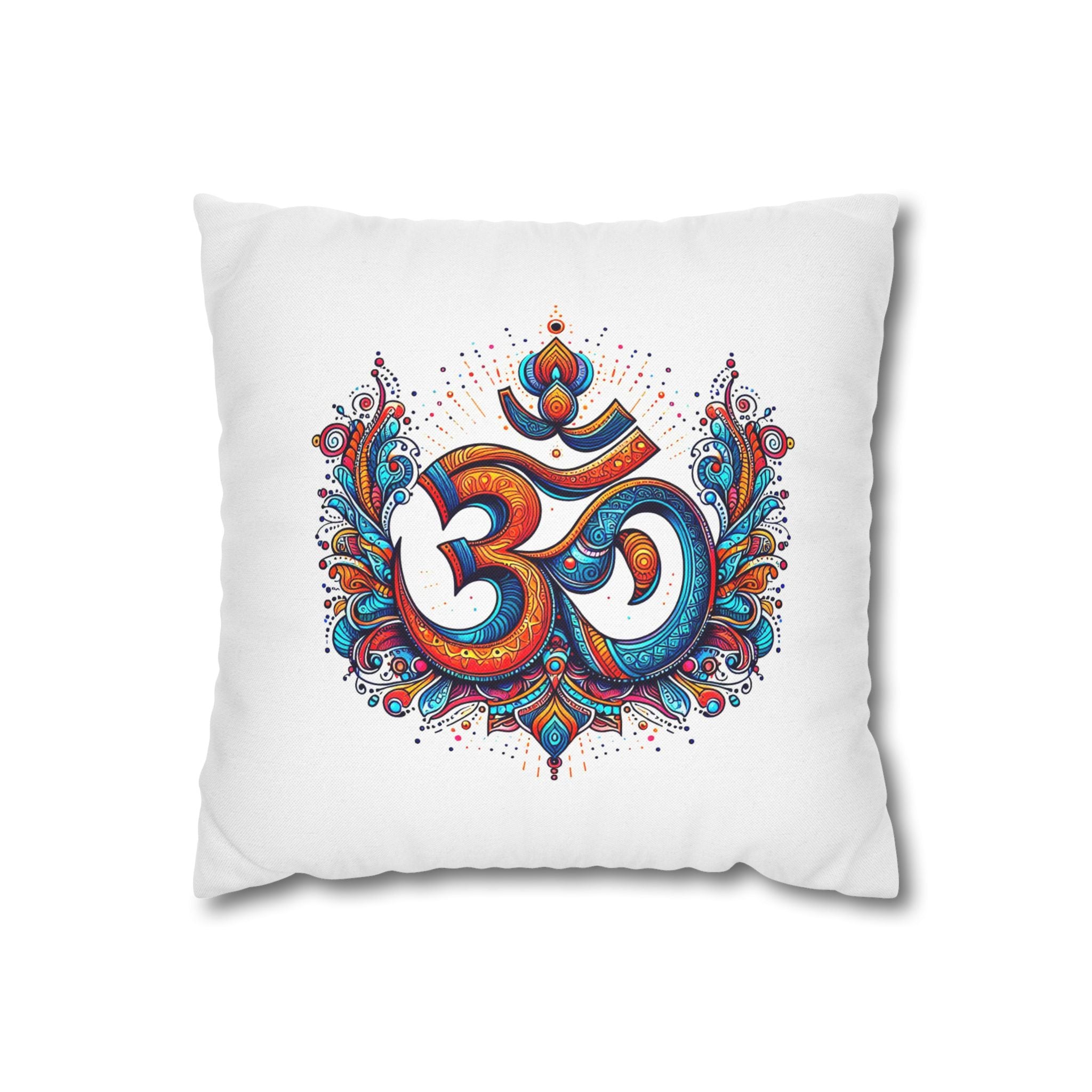 Yoga Spun Polyester Square Pillowcase by yogini italy