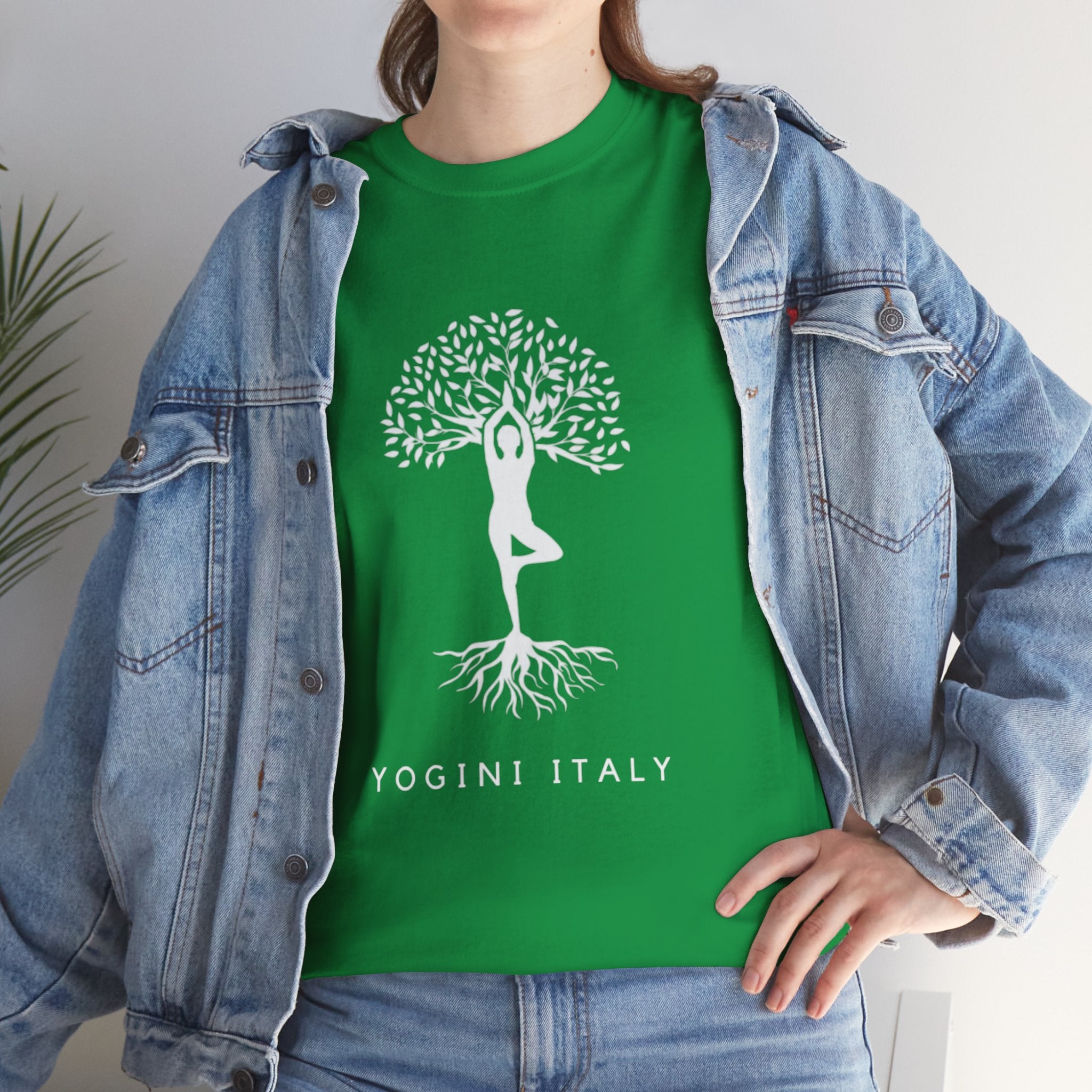 Awesome Yoga Unisex Heavy Cotton Tee by Yogini Italy