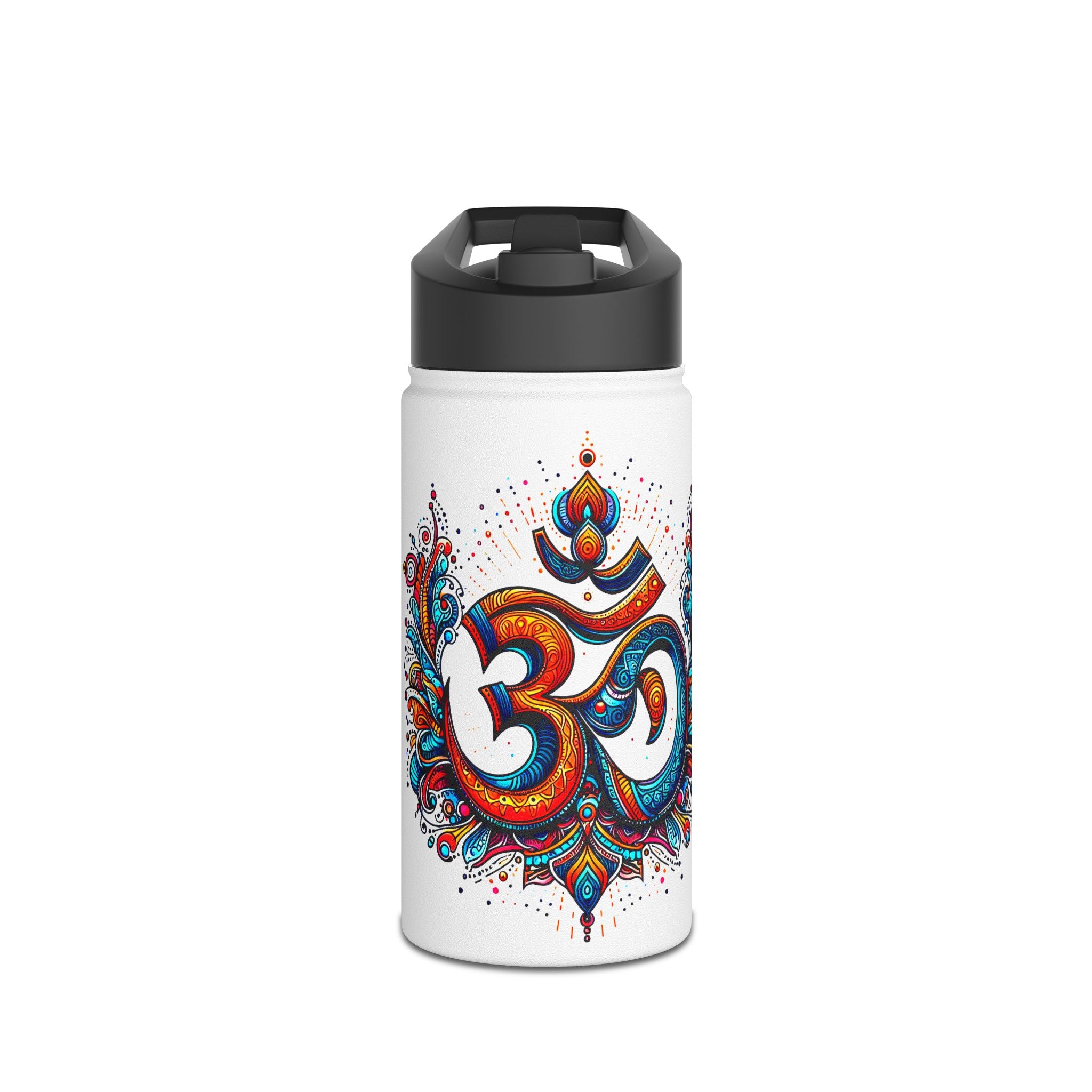 Yoga Stainless Steel Water Bottle, Standard Lid BY YOGINI ITALY