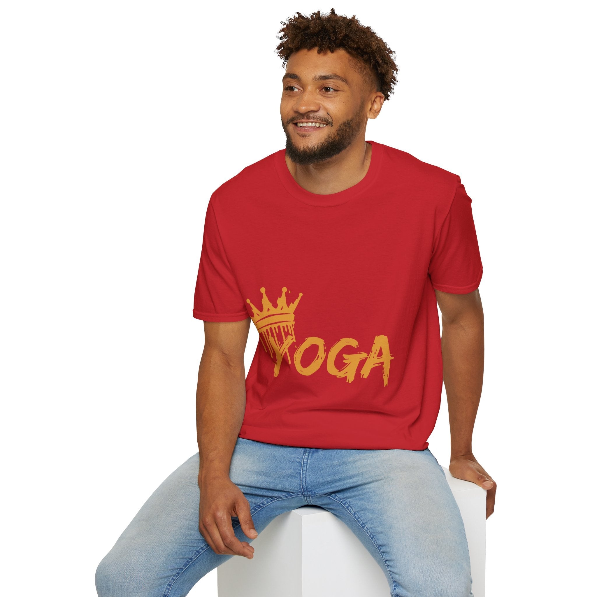 Crown Yoga - Unisex Softstyle T-Shirt by Yogini Italy