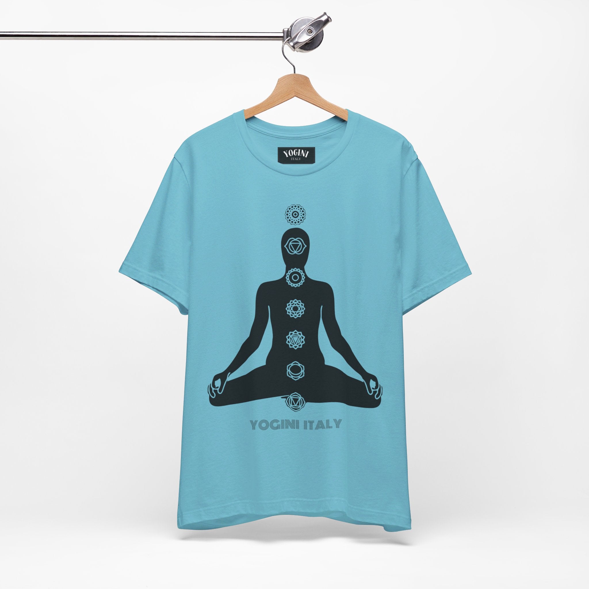 Active Chakra Yoga - Unisex Jersey Short Sleeve Tee by Yogini Italy