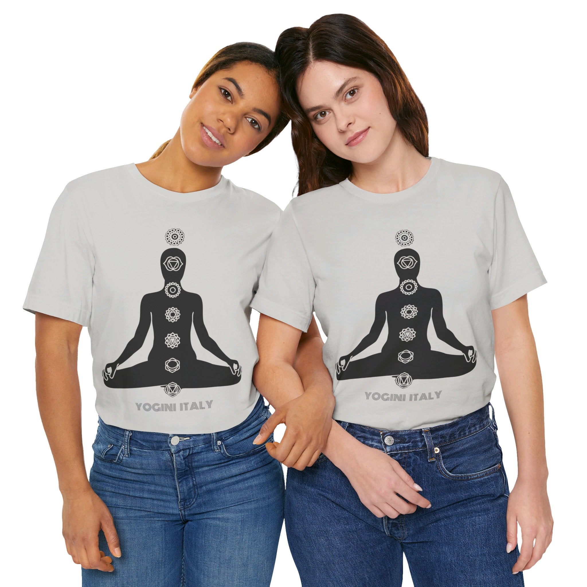 Active Chakra Yoga - Unisex Jersey Short Sleeve Tee by Yogini Italy