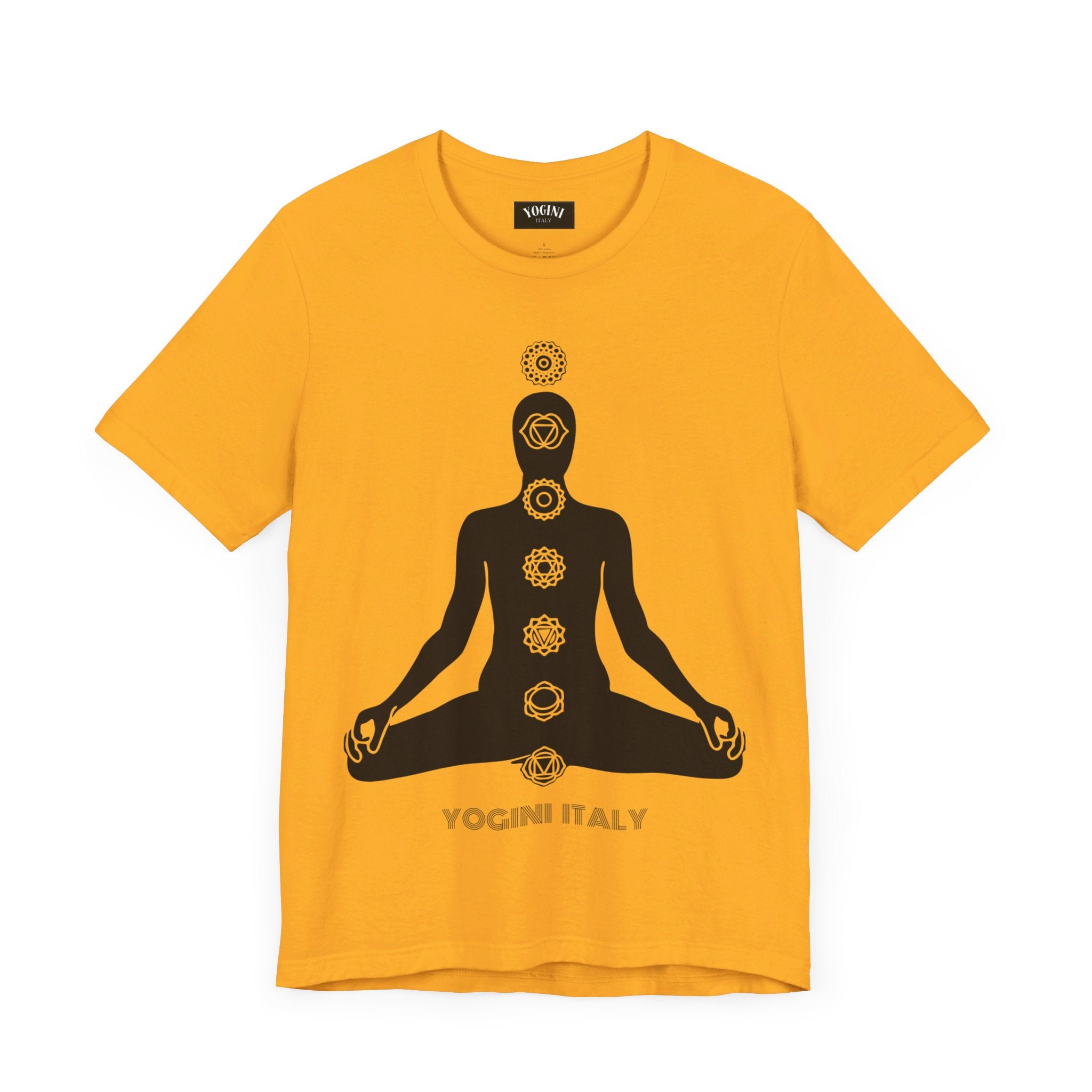 Active Chakra Yoga - Unisex Jersey Short Sleeve Tee by Yogini Italy