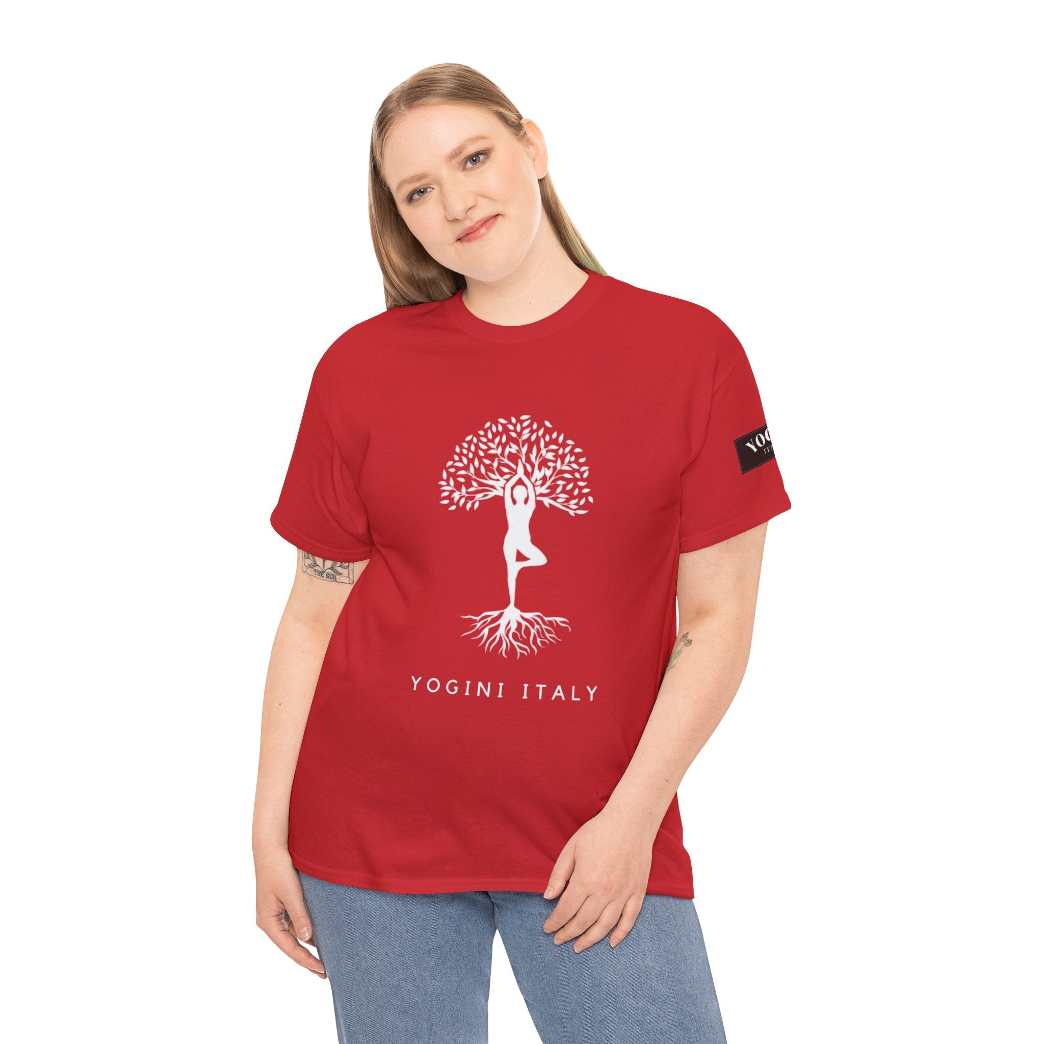 Awesome Yoga Unisex Heavy Cotton Tee by Yogini Italy