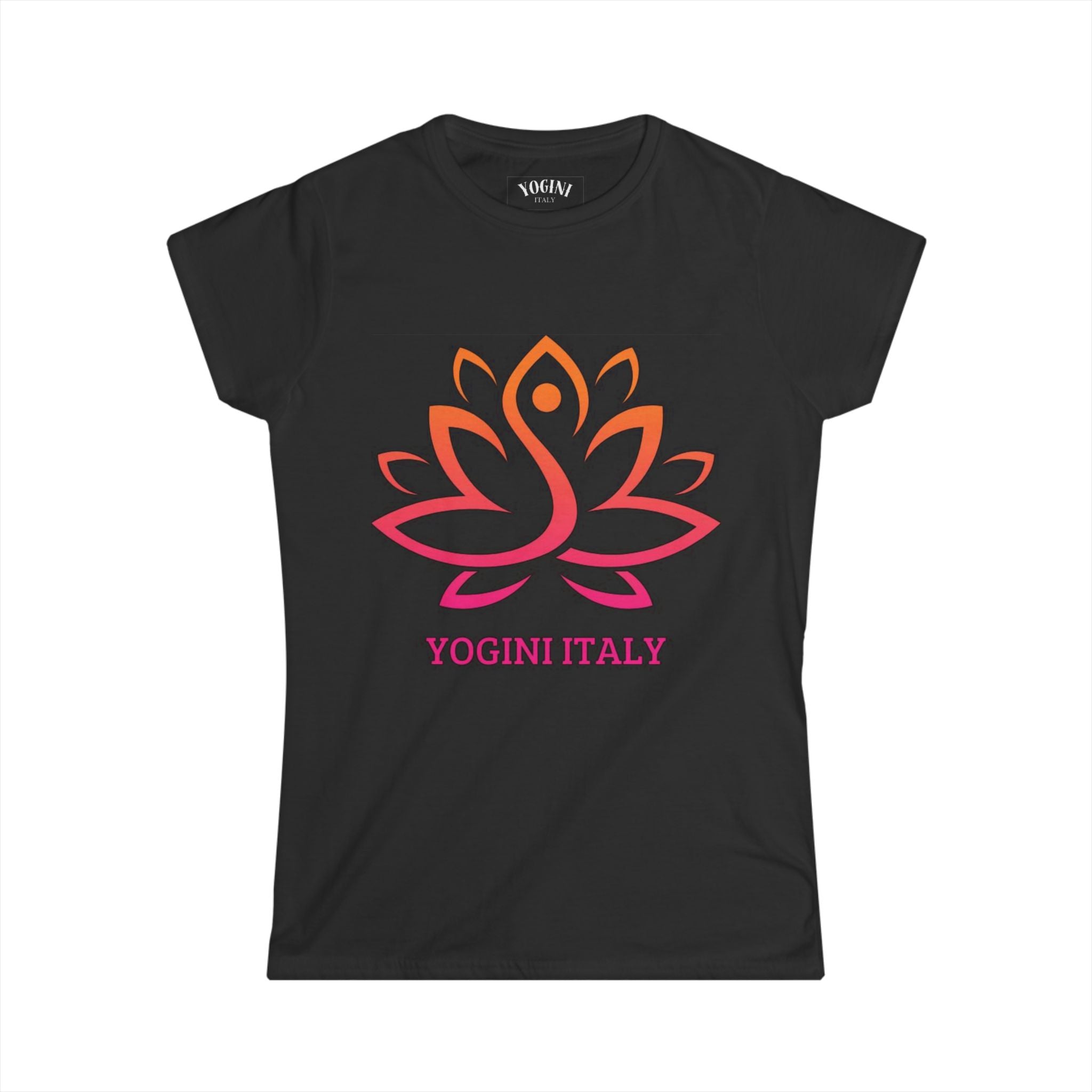 Lotus Women's Softstyle Tee by Yogini Italy