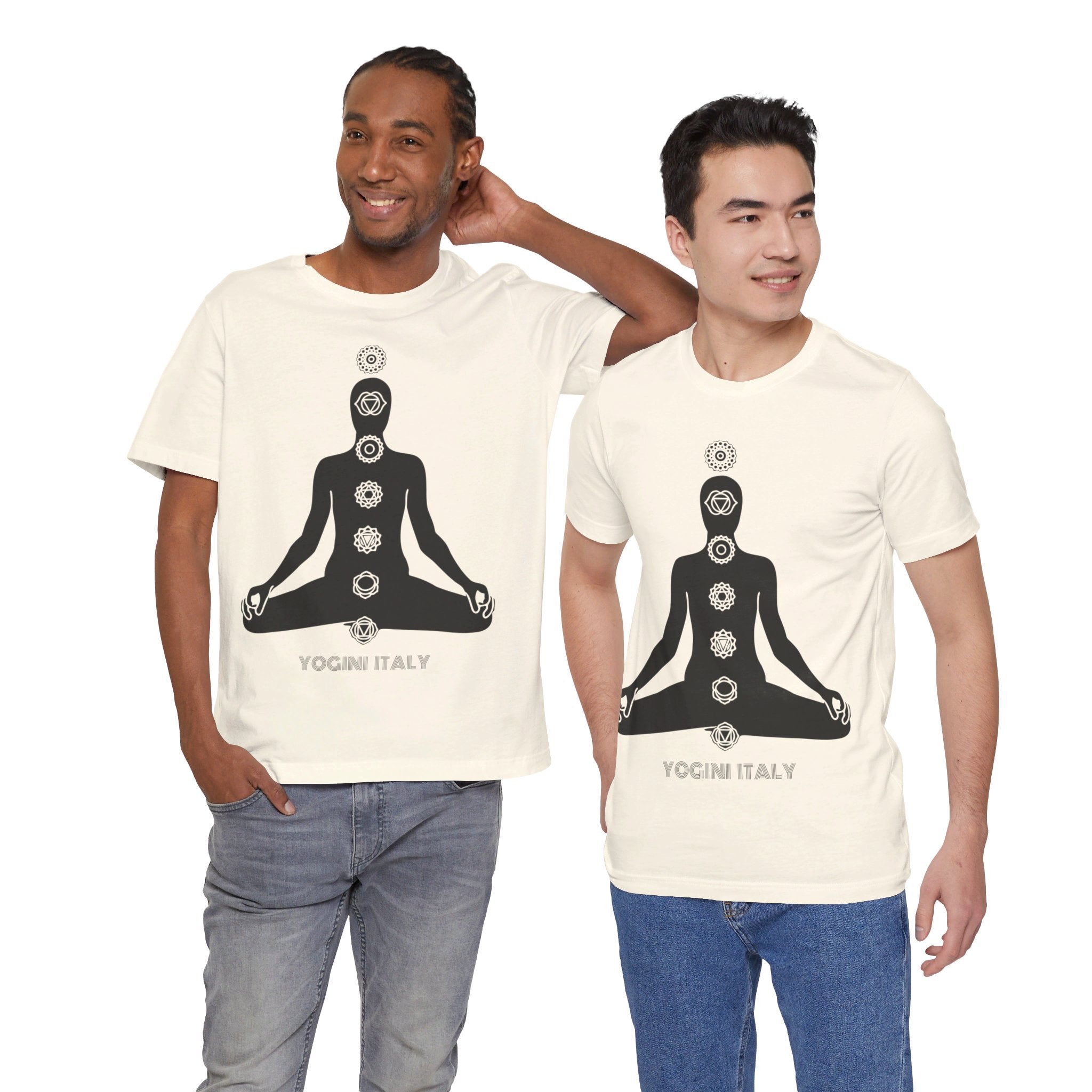 Active Chakra Yoga - Unisex Jersey Short Sleeve Tee by Yogini Italy