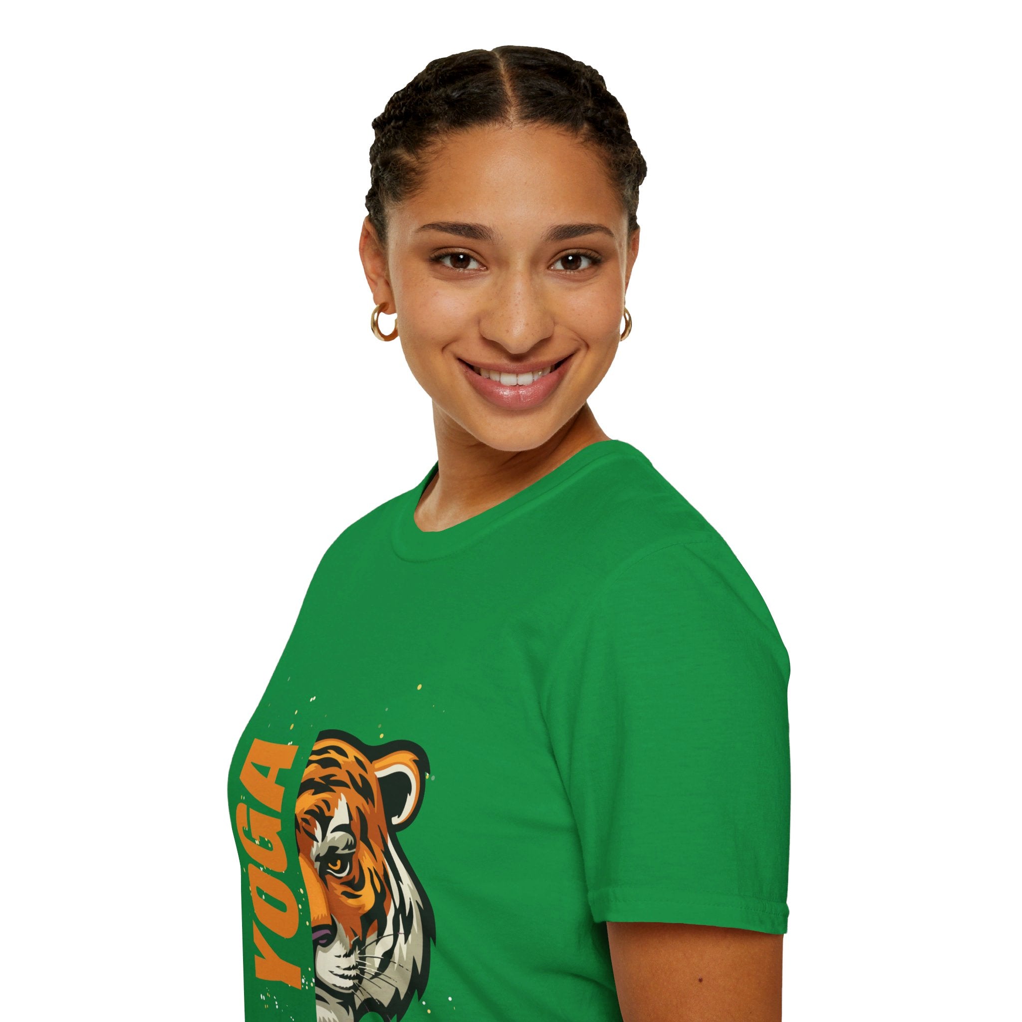 Active Tiger Yoga - Unisex Softstyle T-Shirt by Yogini Italy