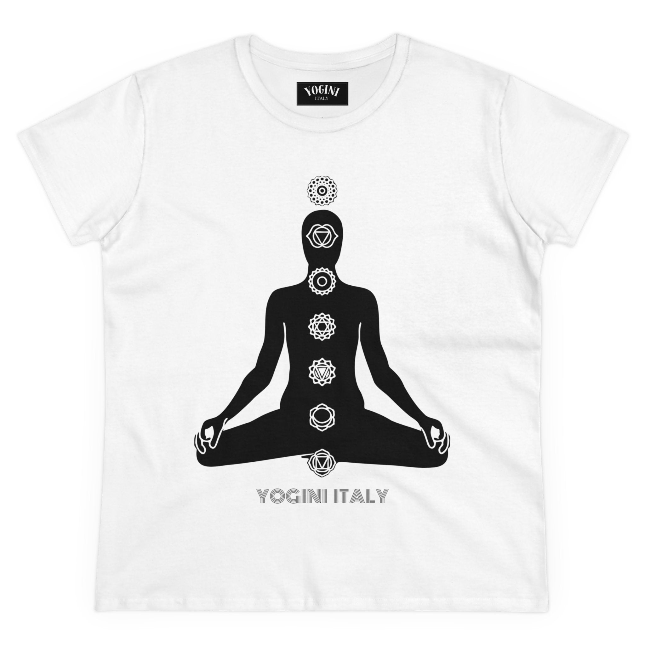 CHAKRA - Women's Midweight Cotton Tee by Yogini Italy