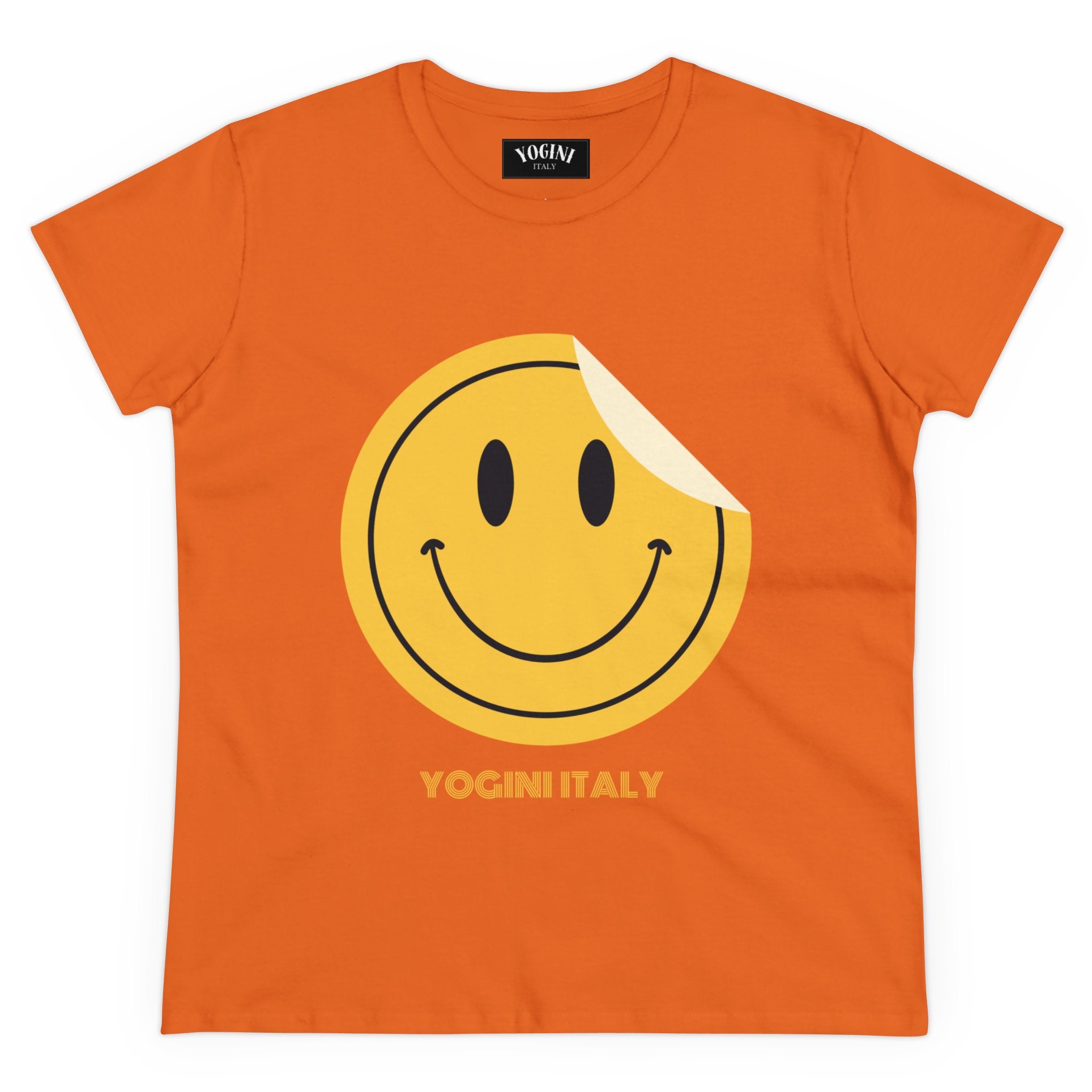 Smile - Women's Midweight Cotton Tee by Yogini Italy