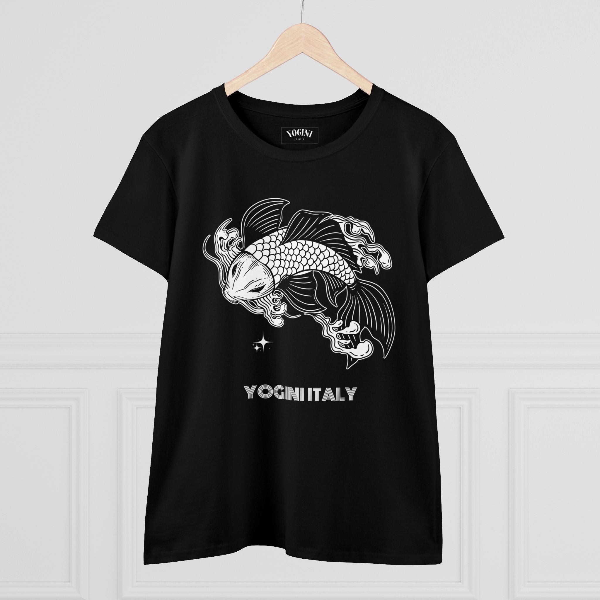 Carp - Women's Midweight Cotton Tee by Yogini Italy