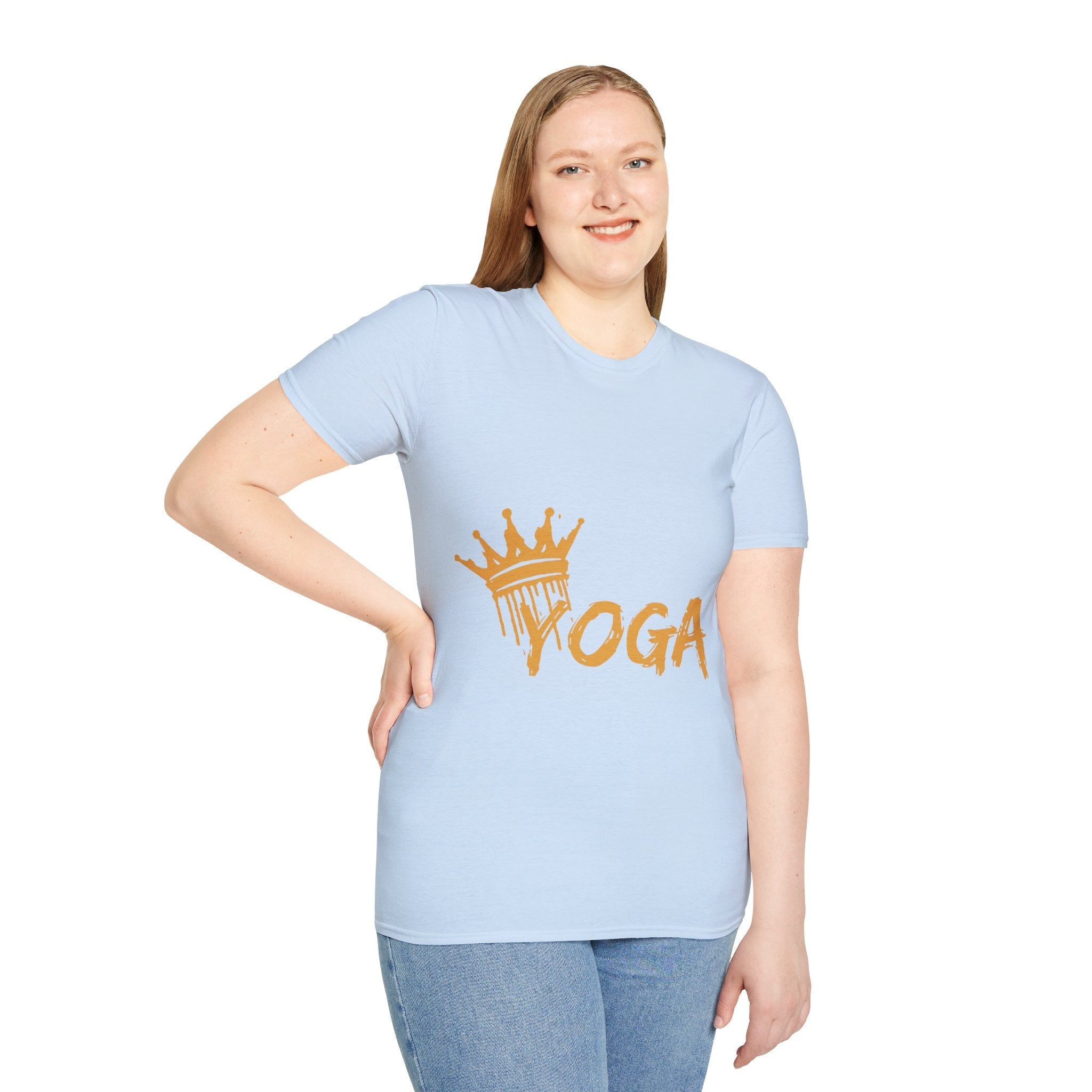 Crown Yoga - Unisex Softstyle T-Shirt by Yogini Italy