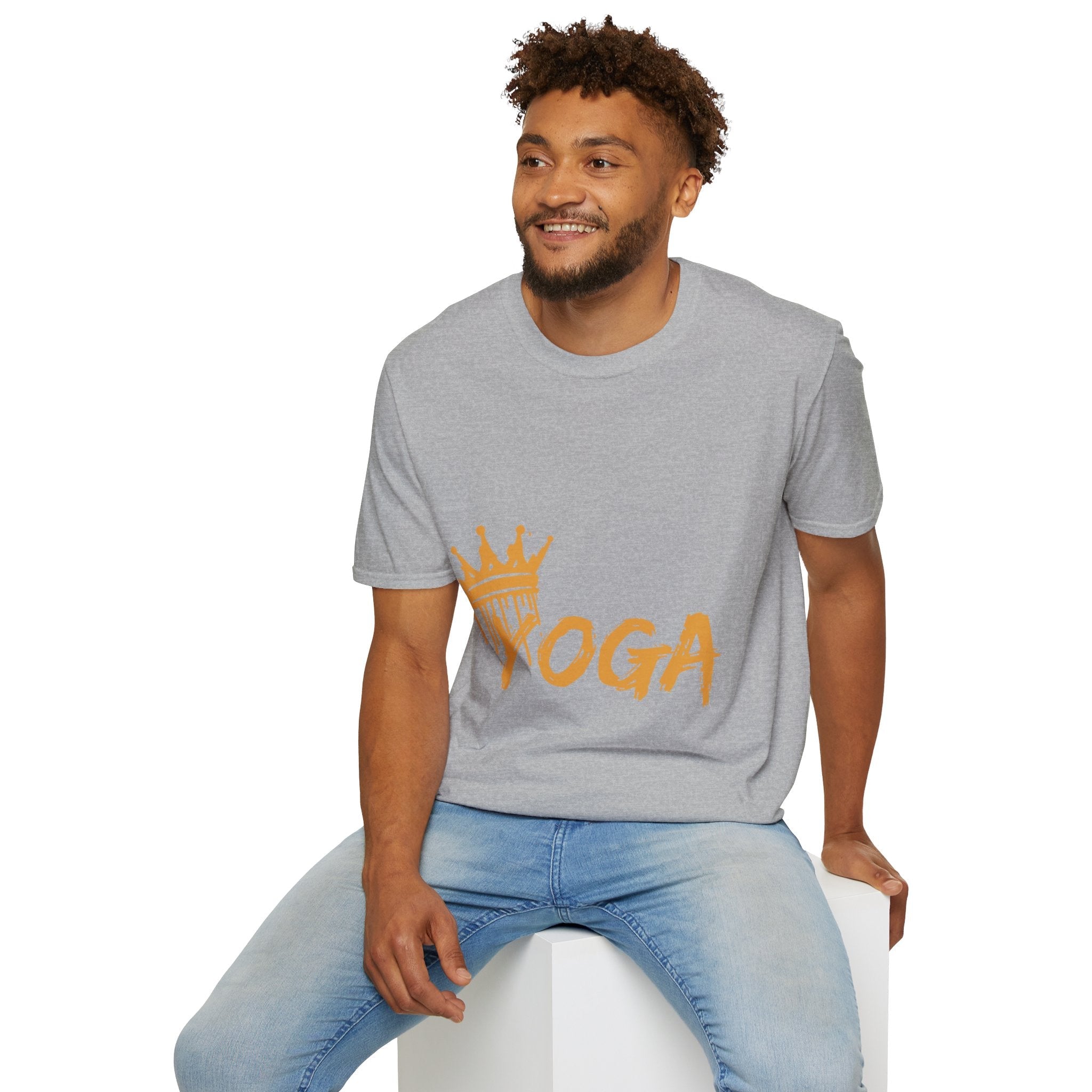 Crown Yoga - Unisex Softstyle T-Shirt by Yogini Italy