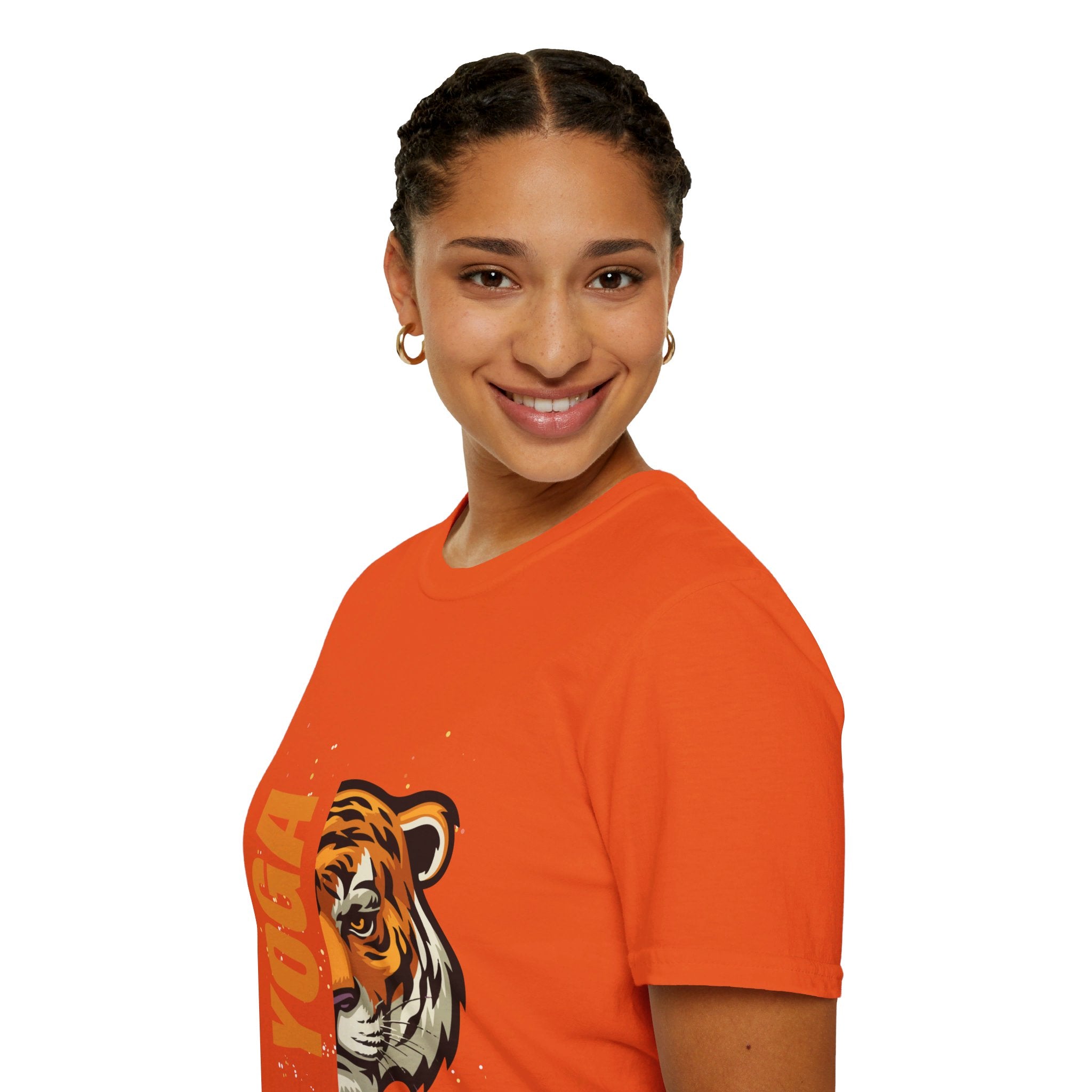 Active Tiger Yoga - Unisex Softstyle T-Shirt by Yogini Italy