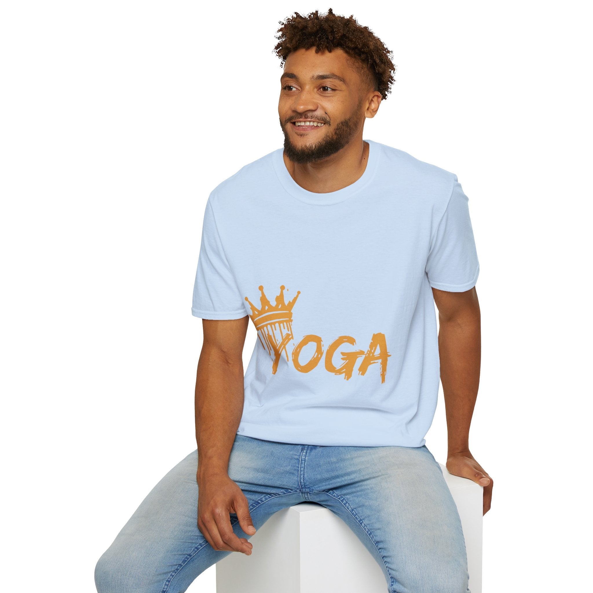 Crown Yoga - Unisex Softstyle T-Shirt by Yogini Italy