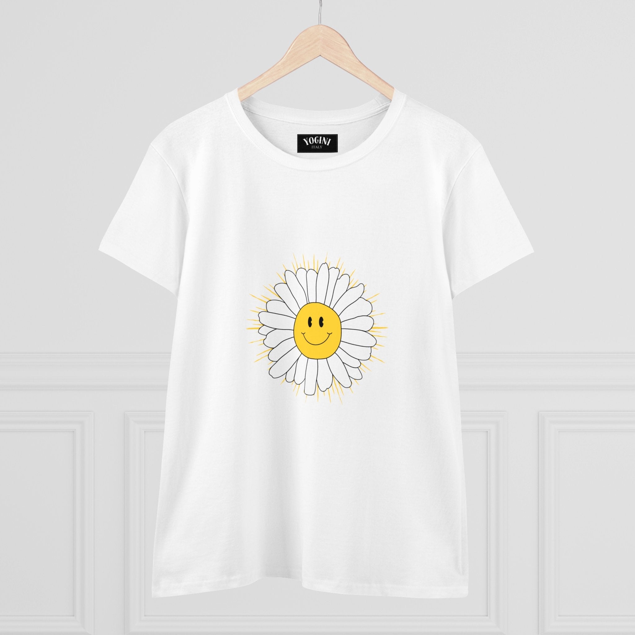 Daisy - Women's Midweight Cotton Tee by Yogini Italy