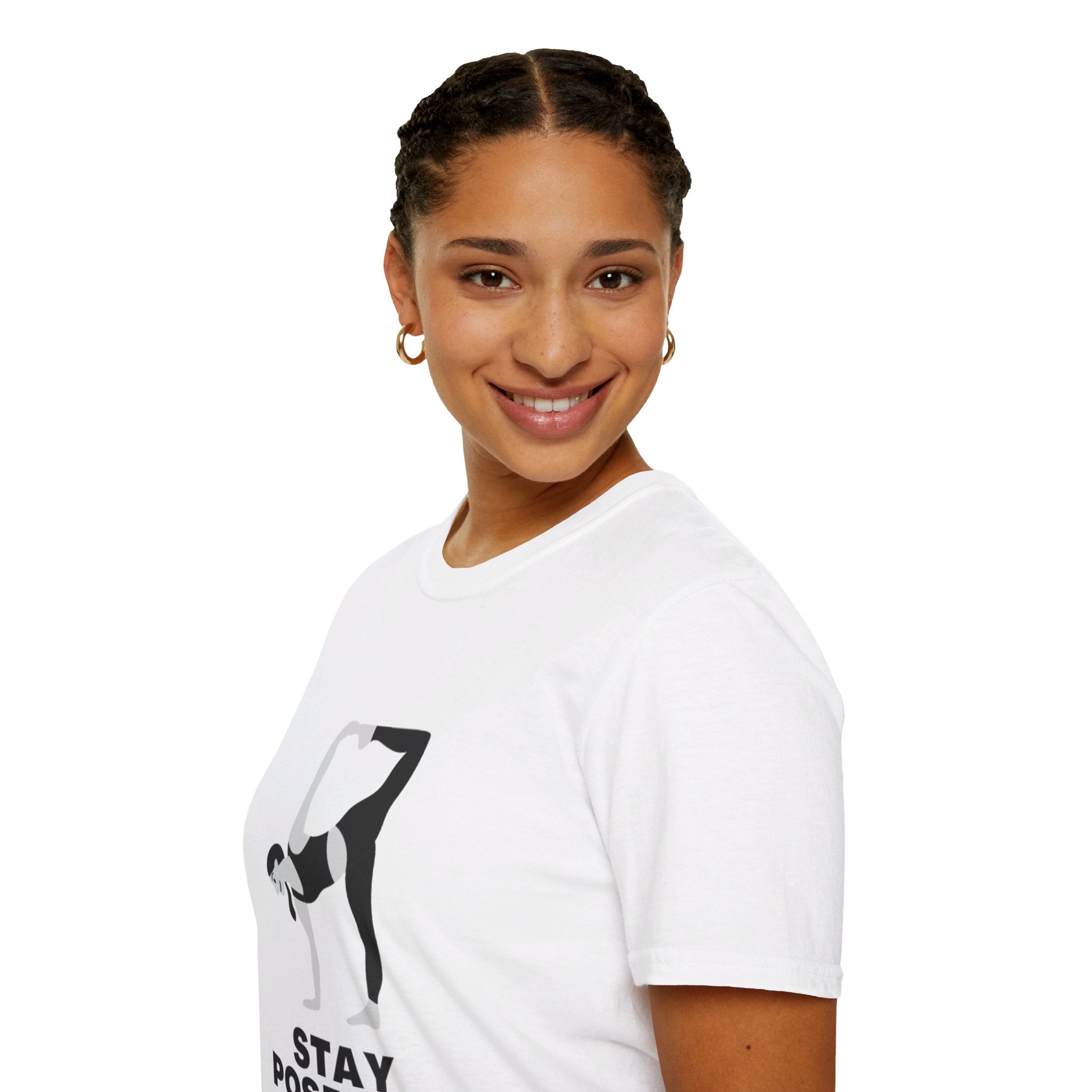 STAY POSE-TIVE - Unisex Softstyle T-Shirt by Yogini Italy