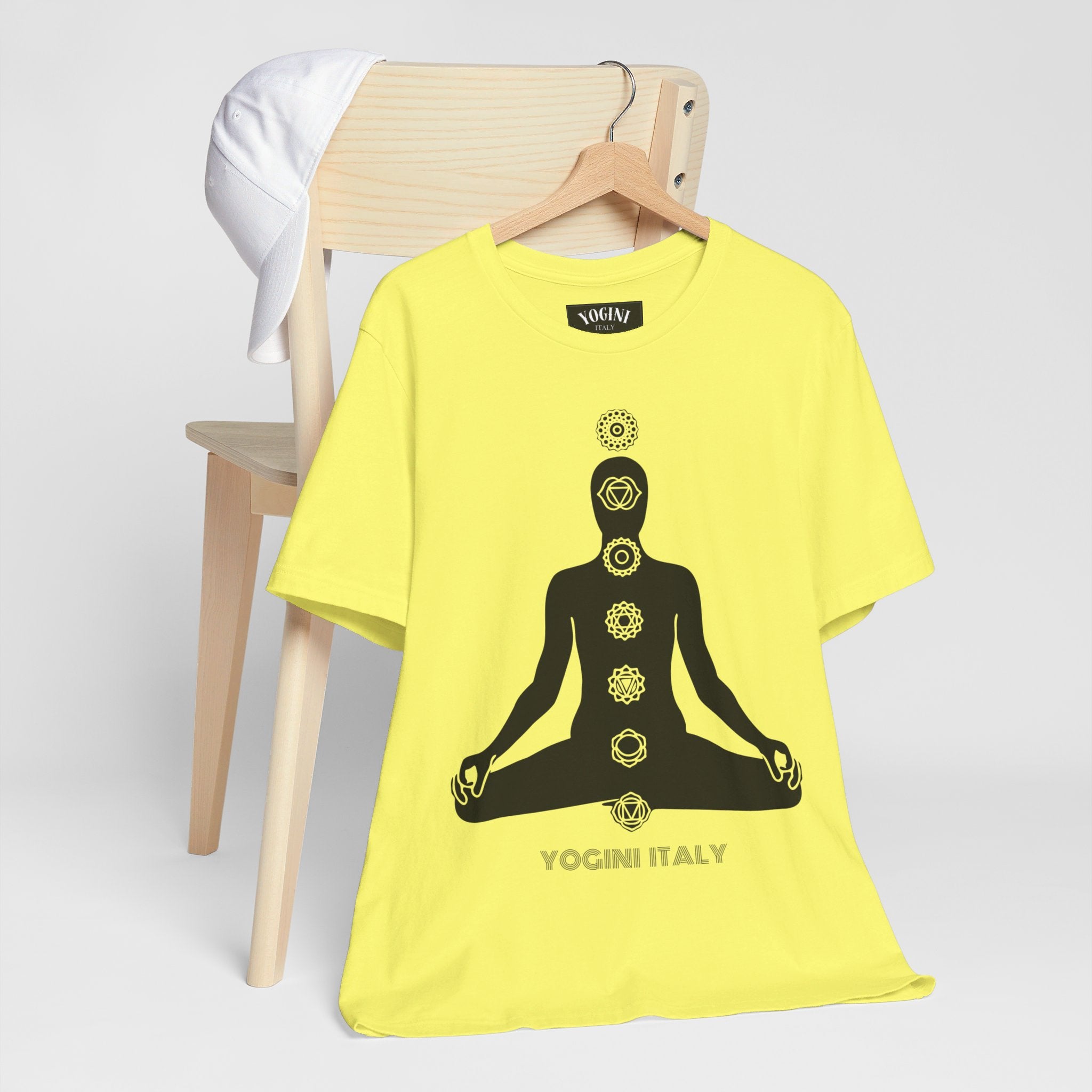 Active Chakra Yoga - Unisex Jersey Short Sleeve Tee by Yogini Italy