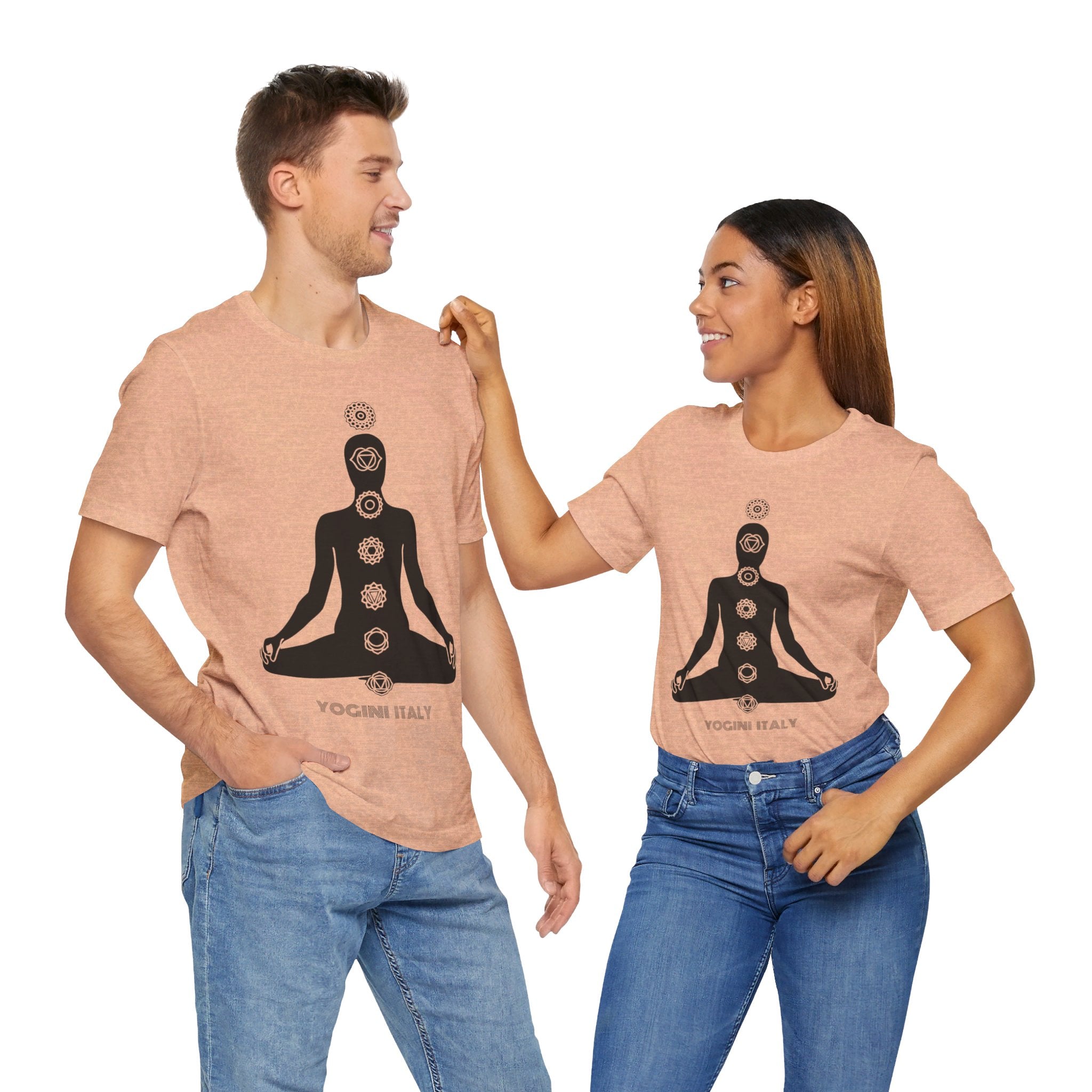 Active Chakra Yoga - Unisex Jersey Short Sleeve Tee by Yogini Italy