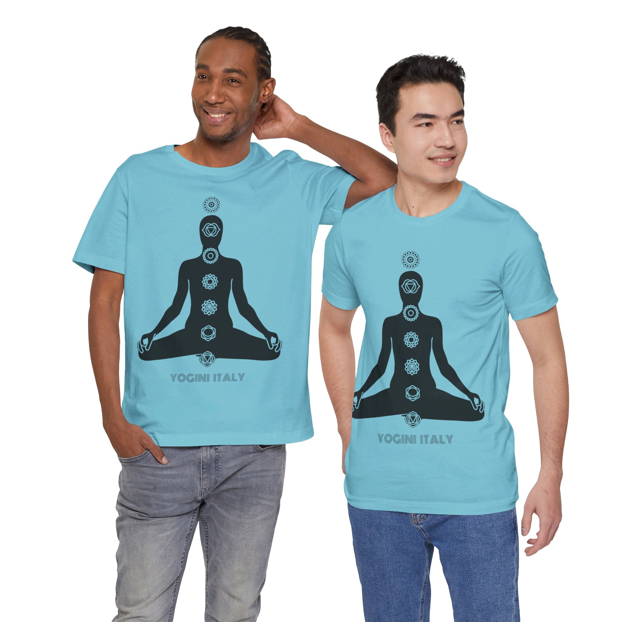 Active Chakra Yoga - Unisex Jersey Short Sleeve Tee by Yogini Italy