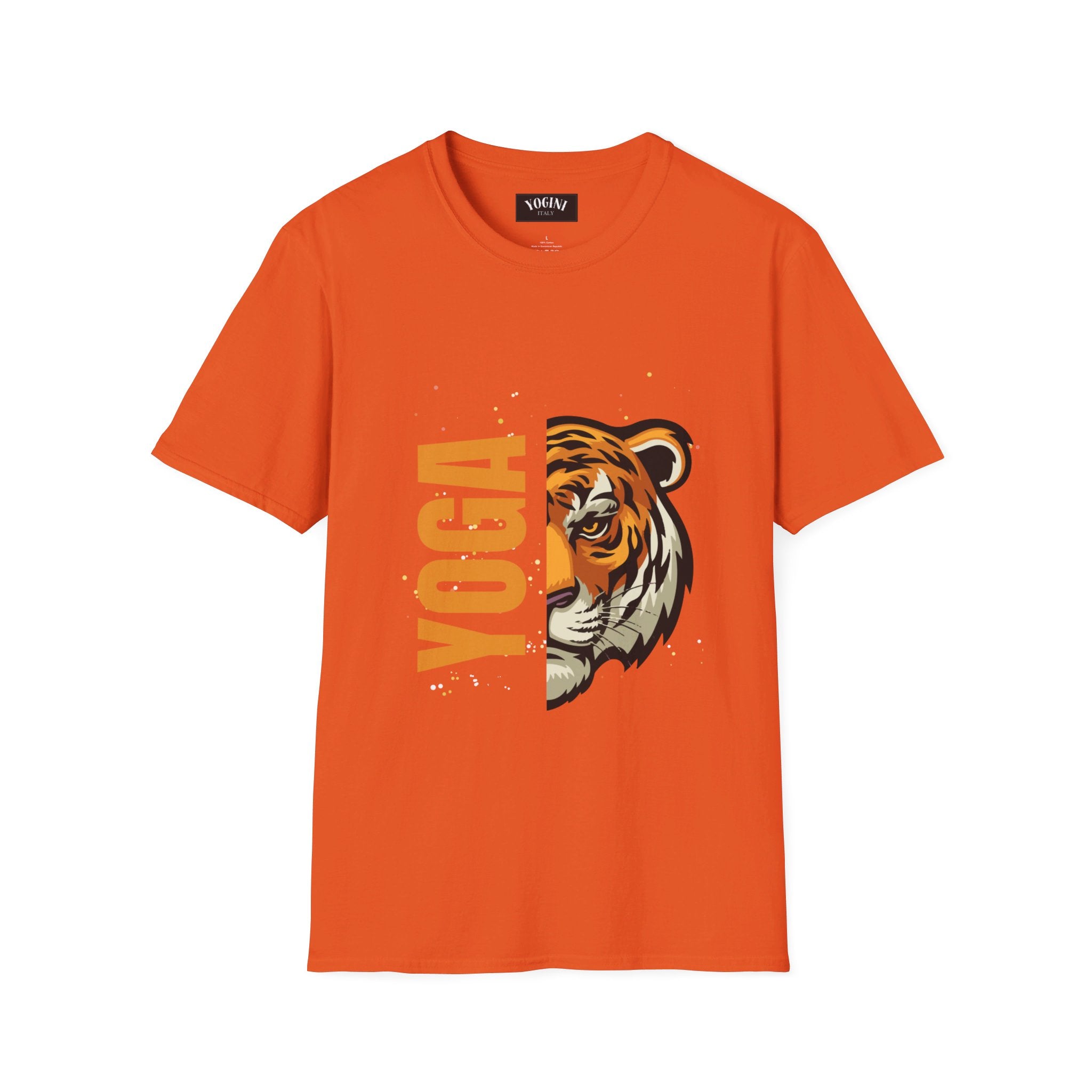 Active Tiger Yoga - Unisex Softstyle T-Shirt by Yogini Italy