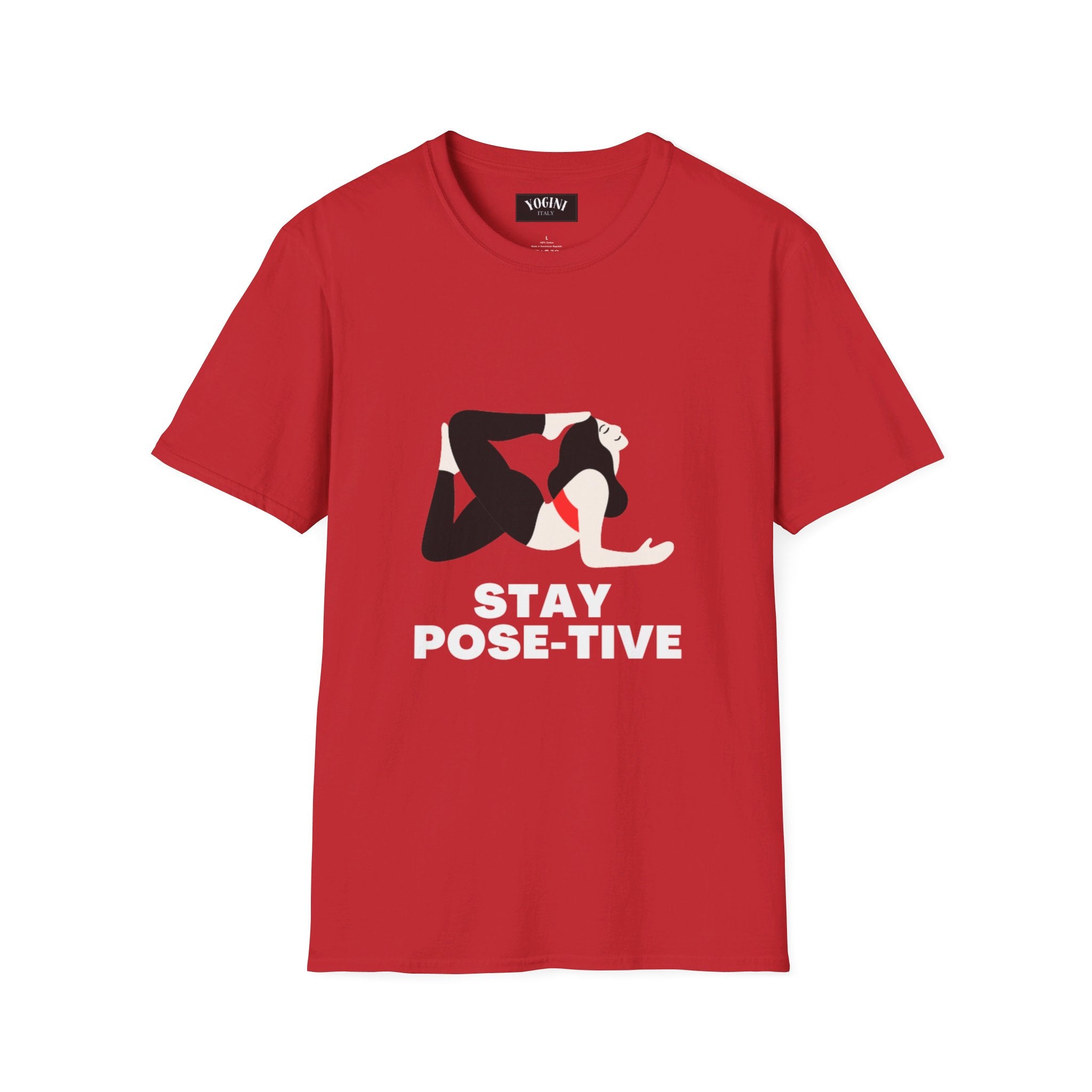 STAY POSE-TIVE - Unisex Softstyle T-Shirt by Yogini Italy