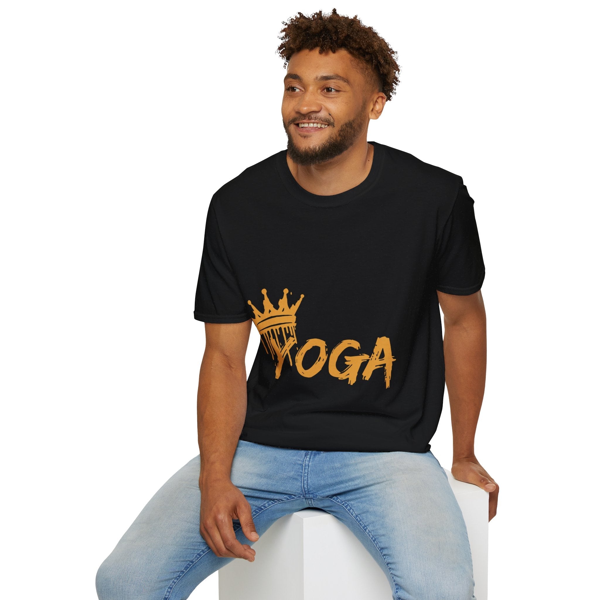 Crown Yoga - Unisex Softstyle T-Shirt by Yogini Italy