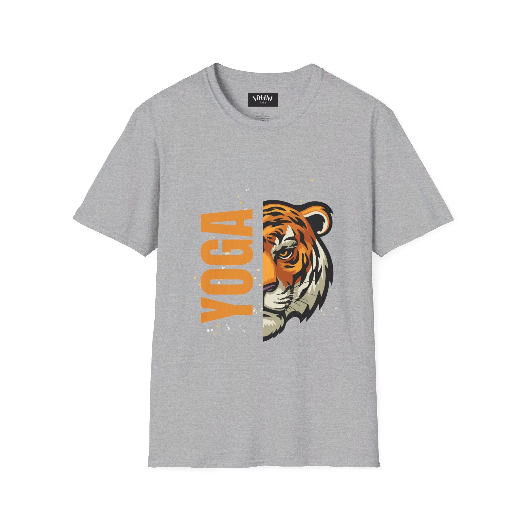 Active Tiger Yoga - Unisex Softstyle T-Shirt by Yogini Italy