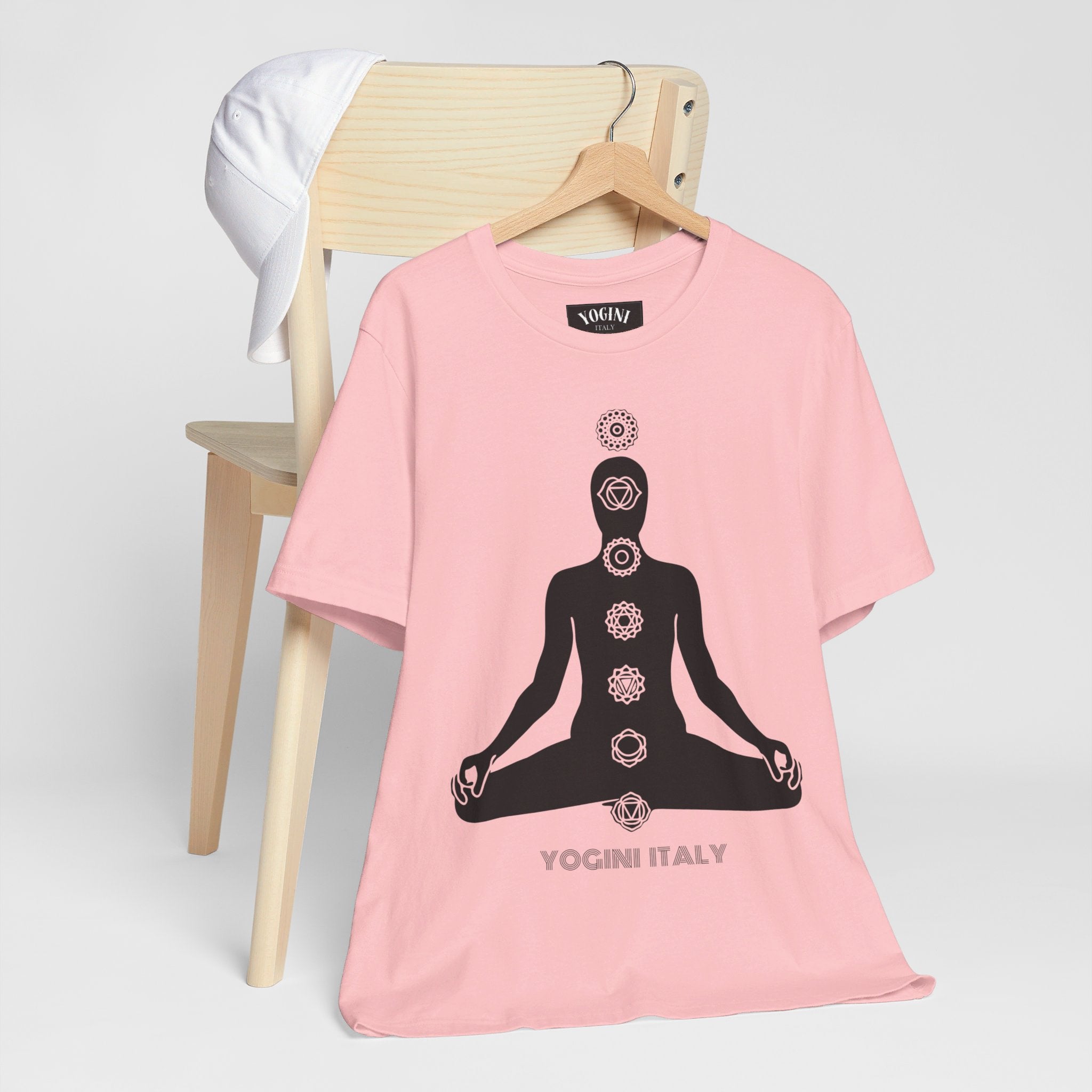 Active Chakra Yoga - Unisex Jersey Short Sleeve Tee by Yogini Italy