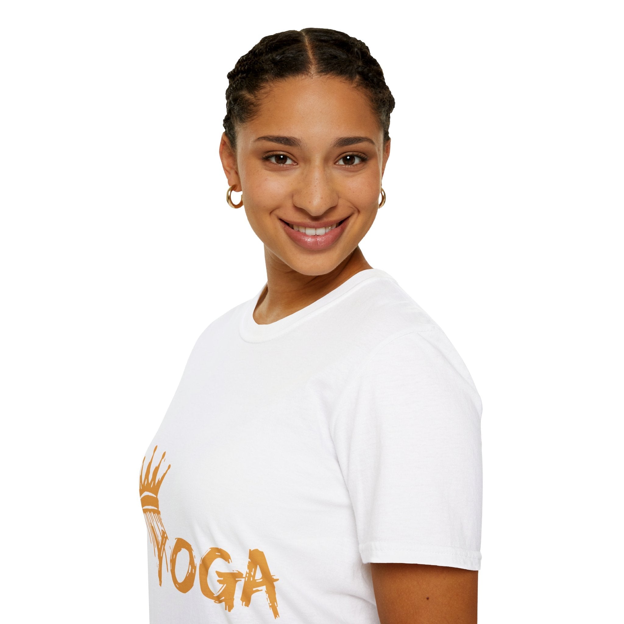 Crown Yoga - Unisex Softstyle T-Shirt by Yogini Italy