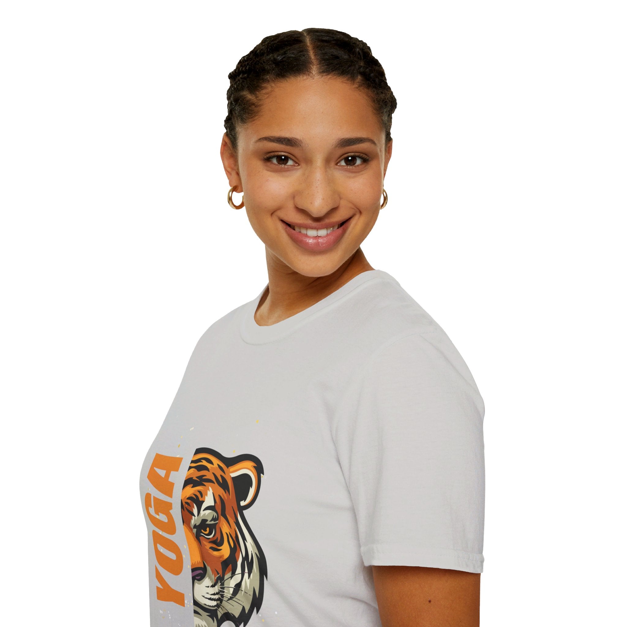 Active Tiger Yoga - Unisex Softstyle T-Shirt by Yogini Italy