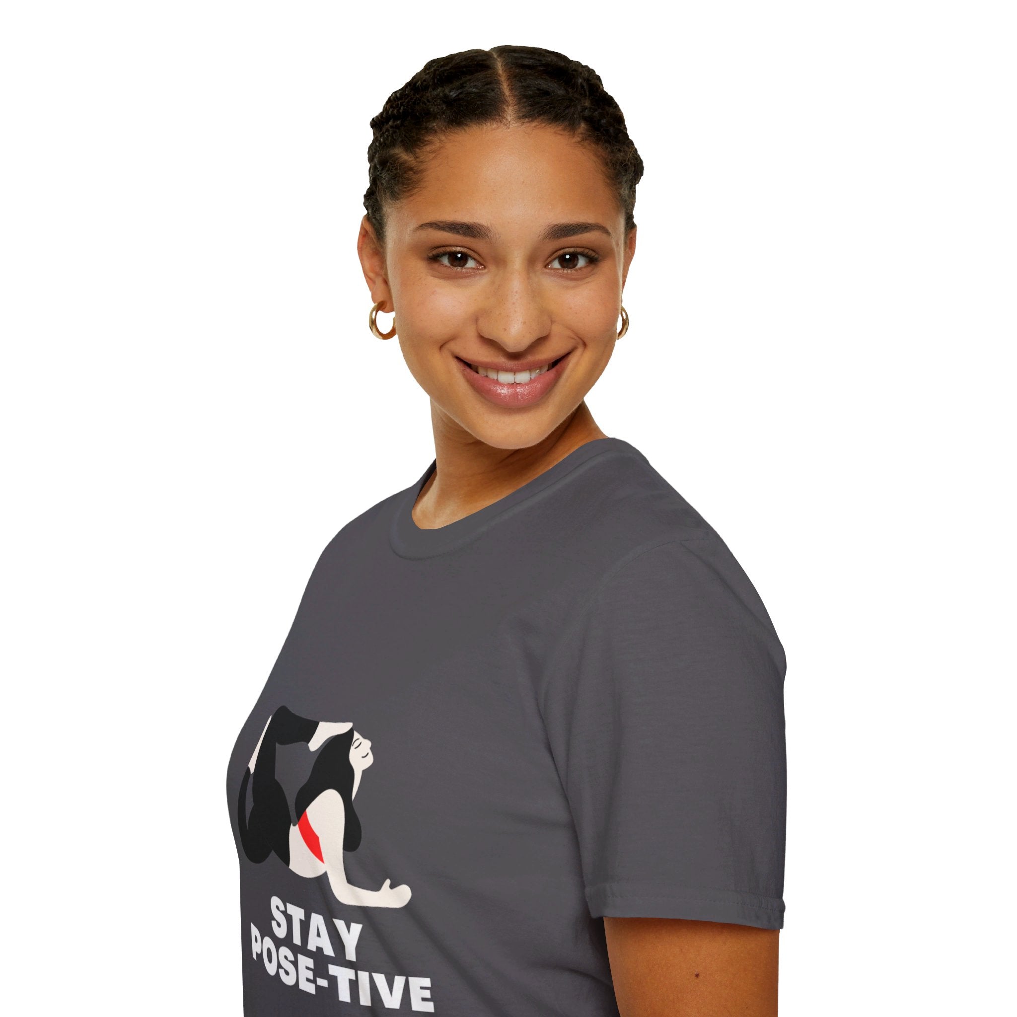 STAY POSE-TIVE - Unisex Softstyle T-Shirt by Yogini Italy