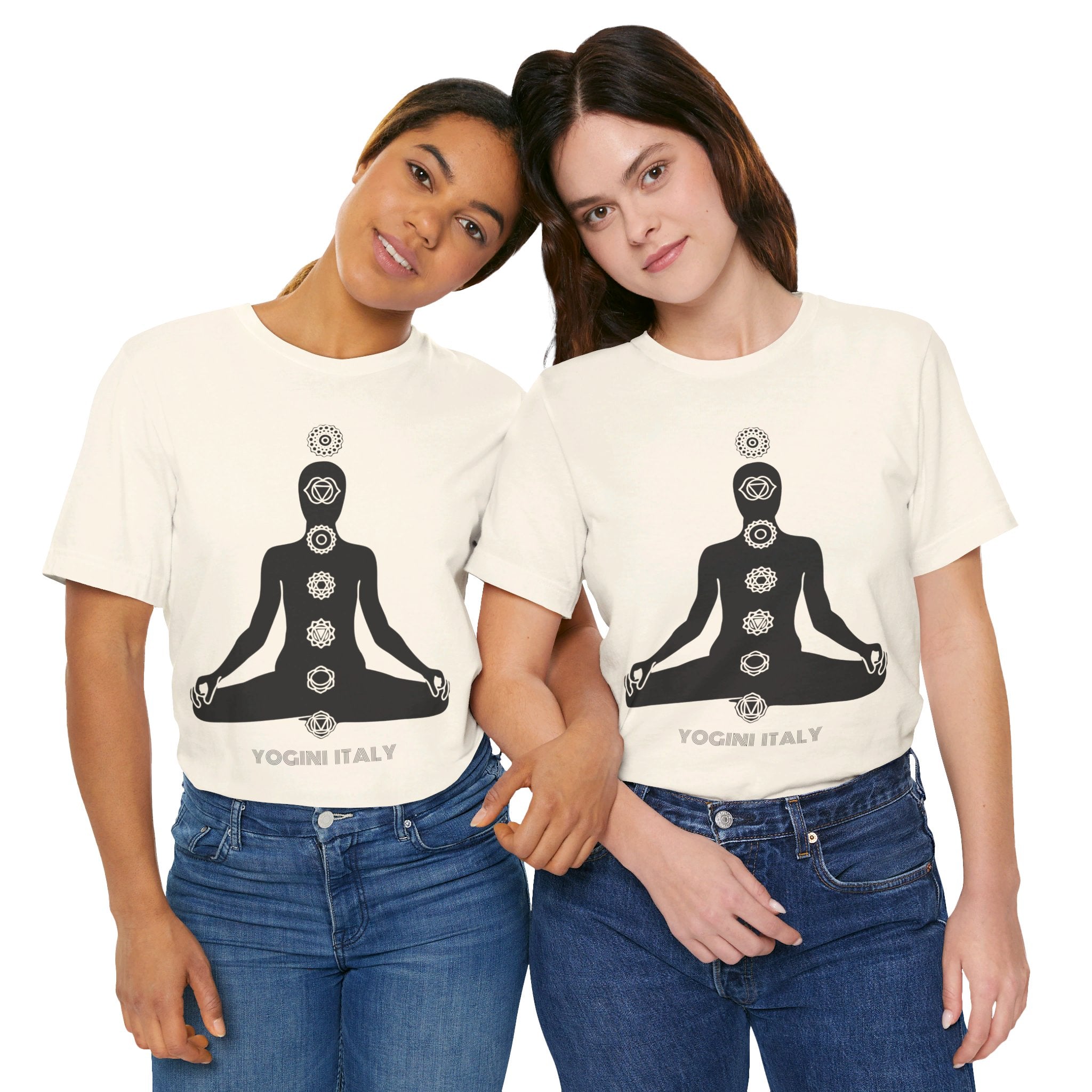 Active Chakra Yoga - Unisex Jersey Short Sleeve Tee by Yogini Italy