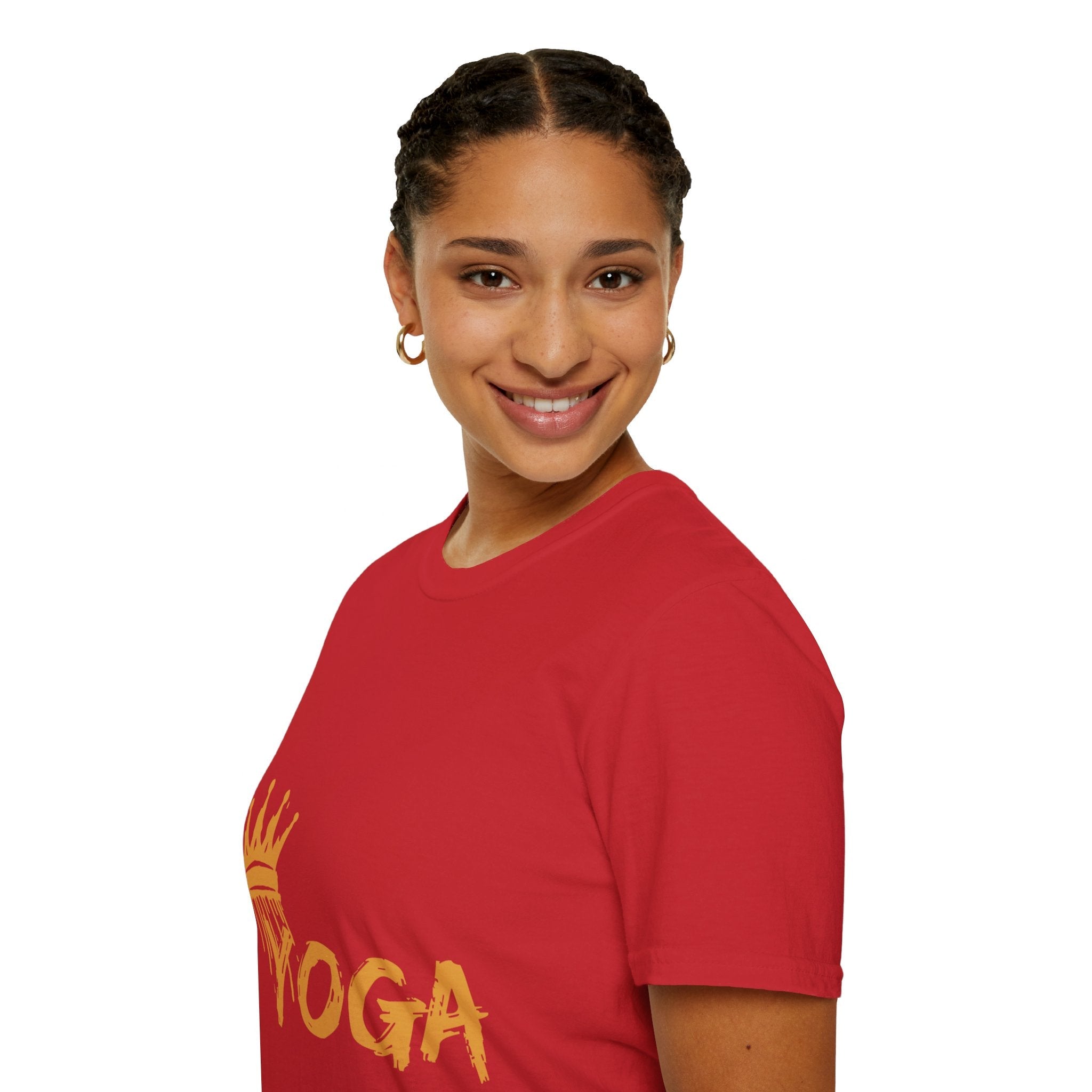 Crown Yoga - Unisex Softstyle T-Shirt by Yogini Italy