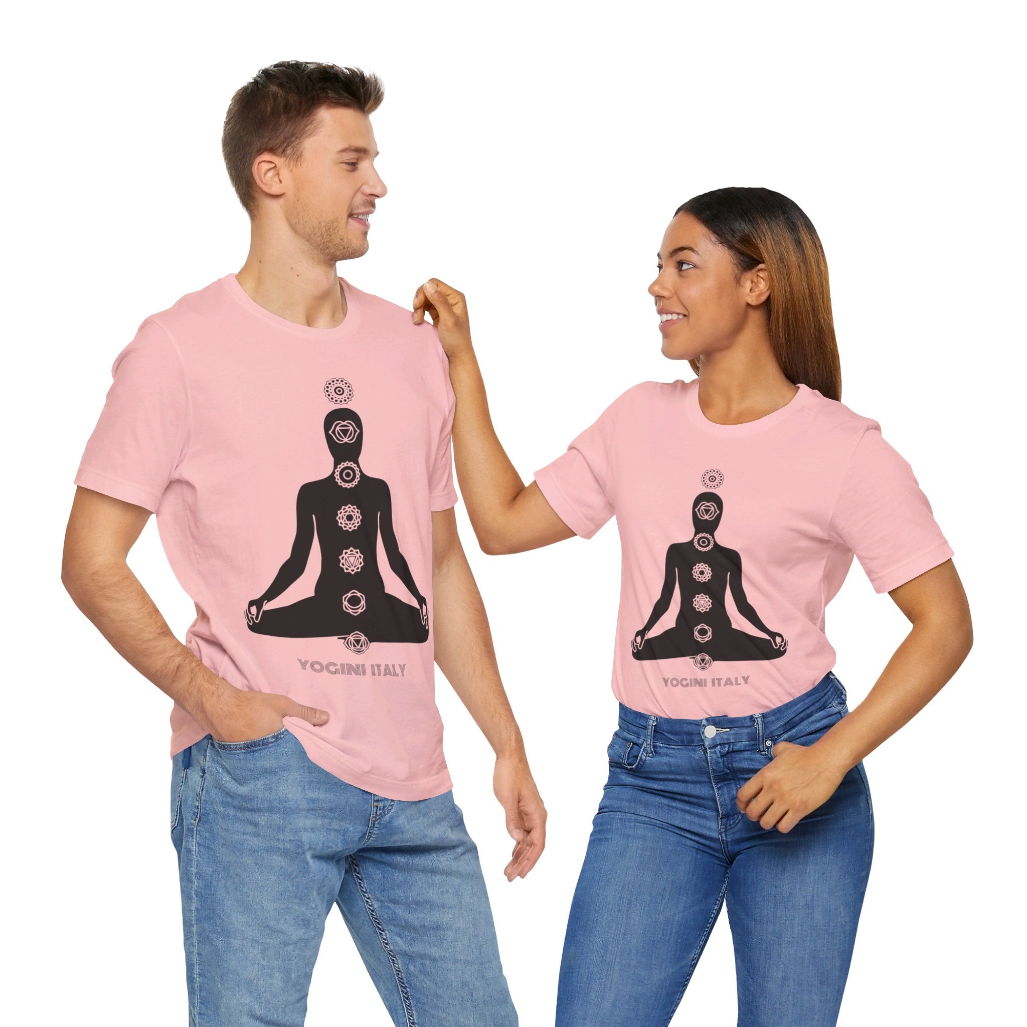 Active Chakra Yoga - Unisex Jersey Short Sleeve Tee by Yogini Italy