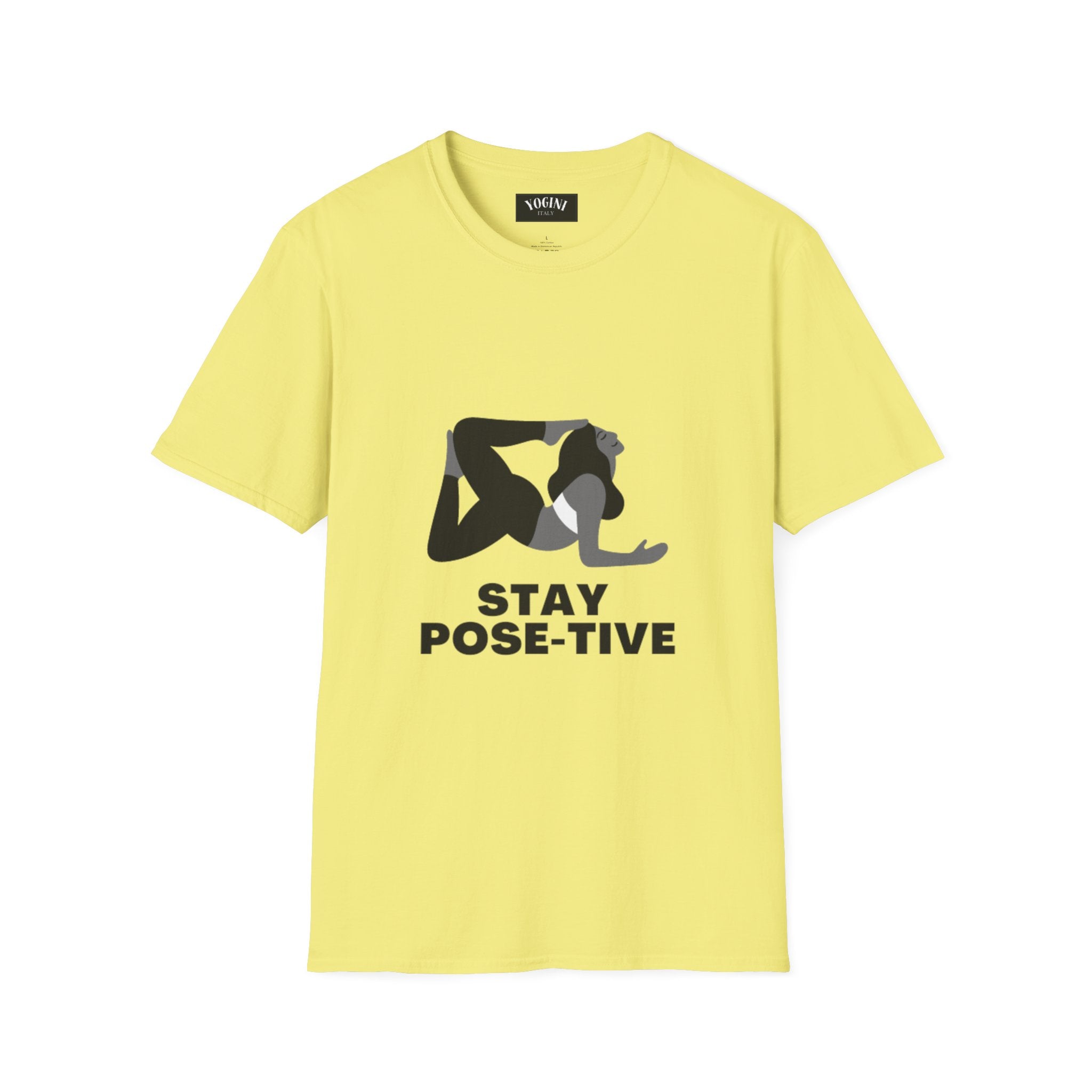 STAY POSE-TIVE - Unisex Softstyle T-Shirt by Yogini Italy