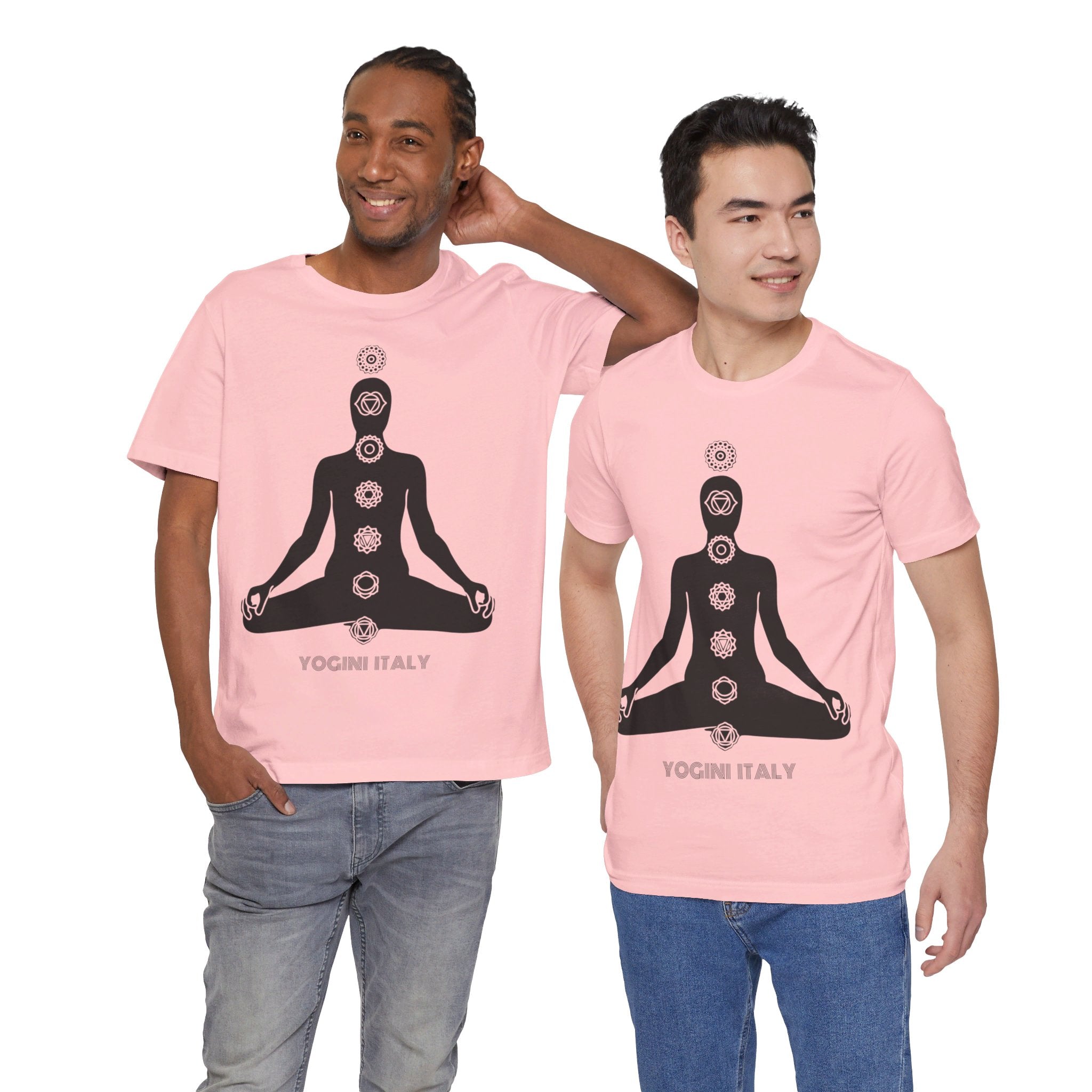 Active Chakra Yoga - Unisex Jersey Short Sleeve Tee by Yogini Italy