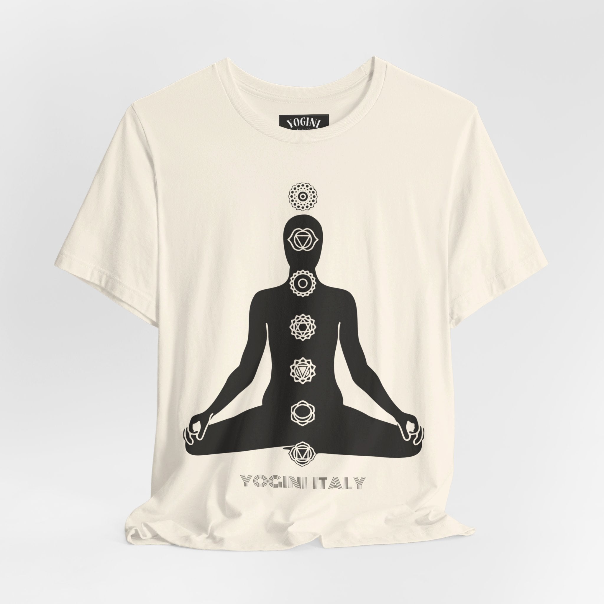 Active Chakra Yoga - Unisex Jersey Short Sleeve Tee by Yogini Italy