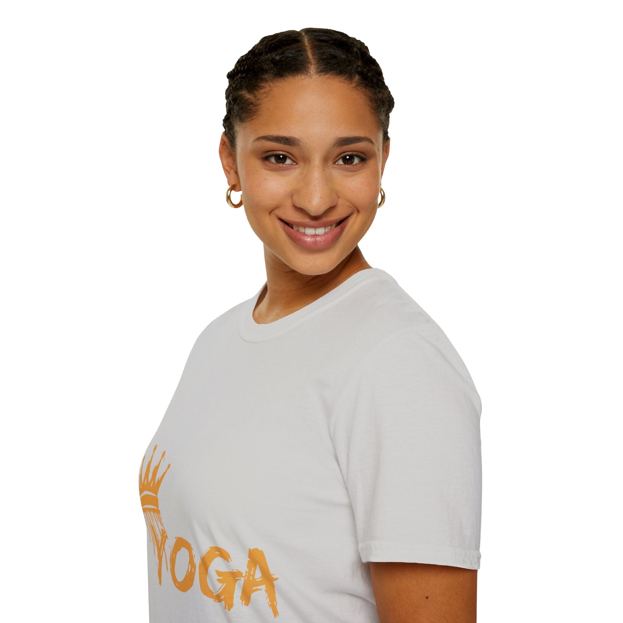 Crown Yoga - Unisex Softstyle T-Shirt by Yogini Italy