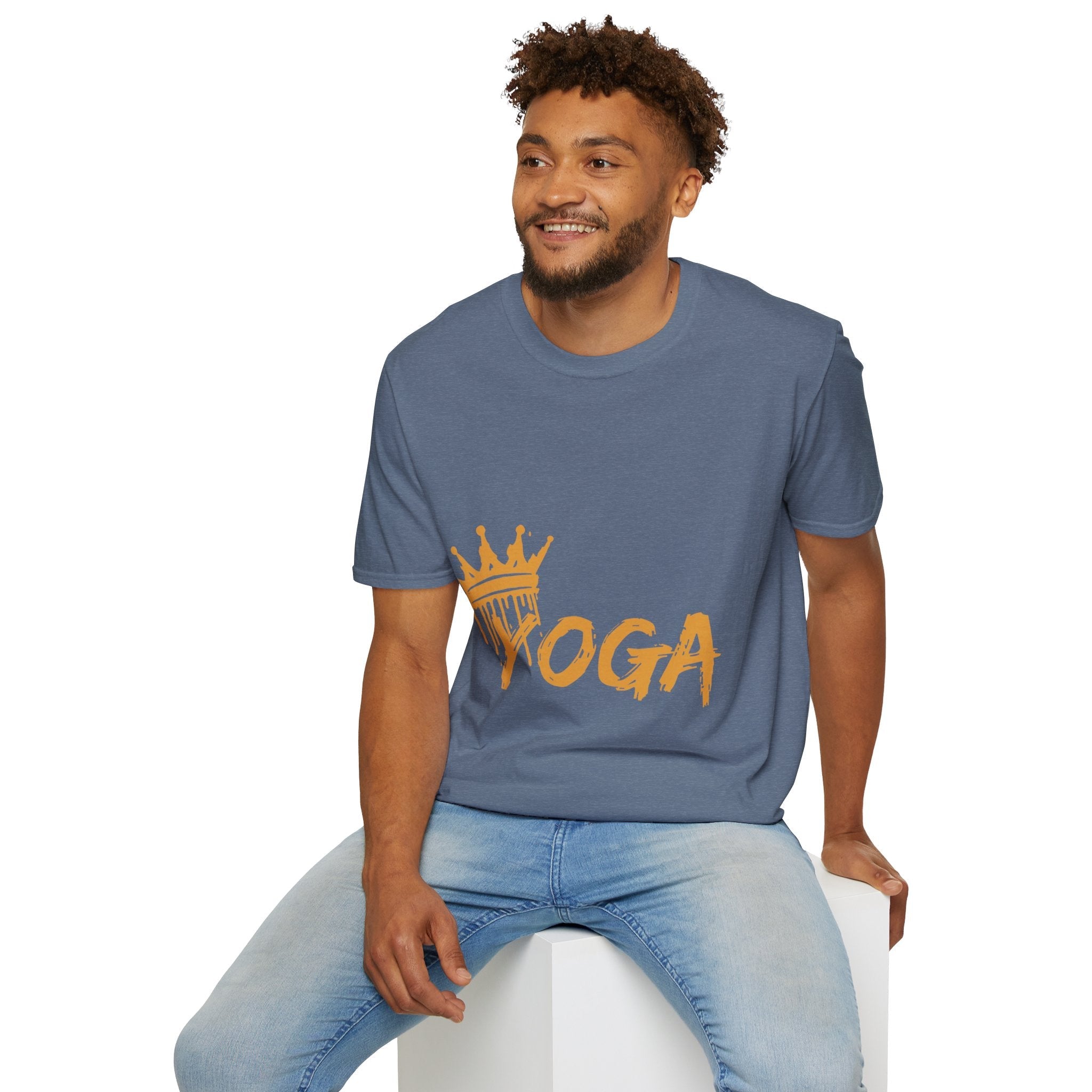 Crown Yoga - Unisex Softstyle T-Shirt by Yogini Italy